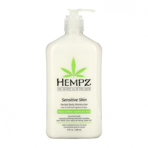 Растительный увлажняющий лосьон для чувствительной кожи Hempz Sensitive Skin Herbal Body Moisturizer