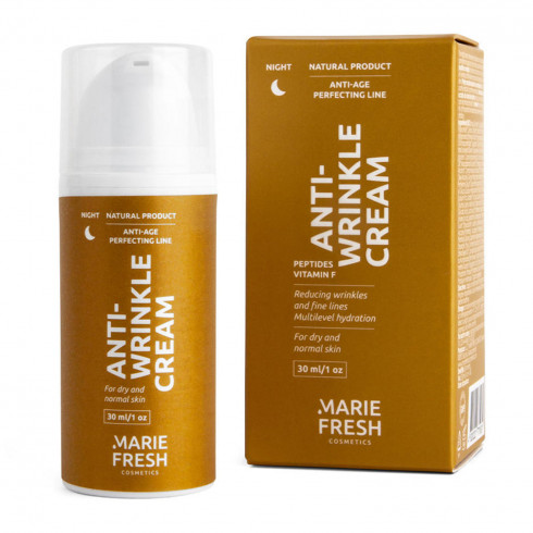 Ночной крем против морщин для сухой и нормальной кожи Marie Fresh Cosmetics Anti-Age Perfecting Line Anti-Wrinkle Night Cream