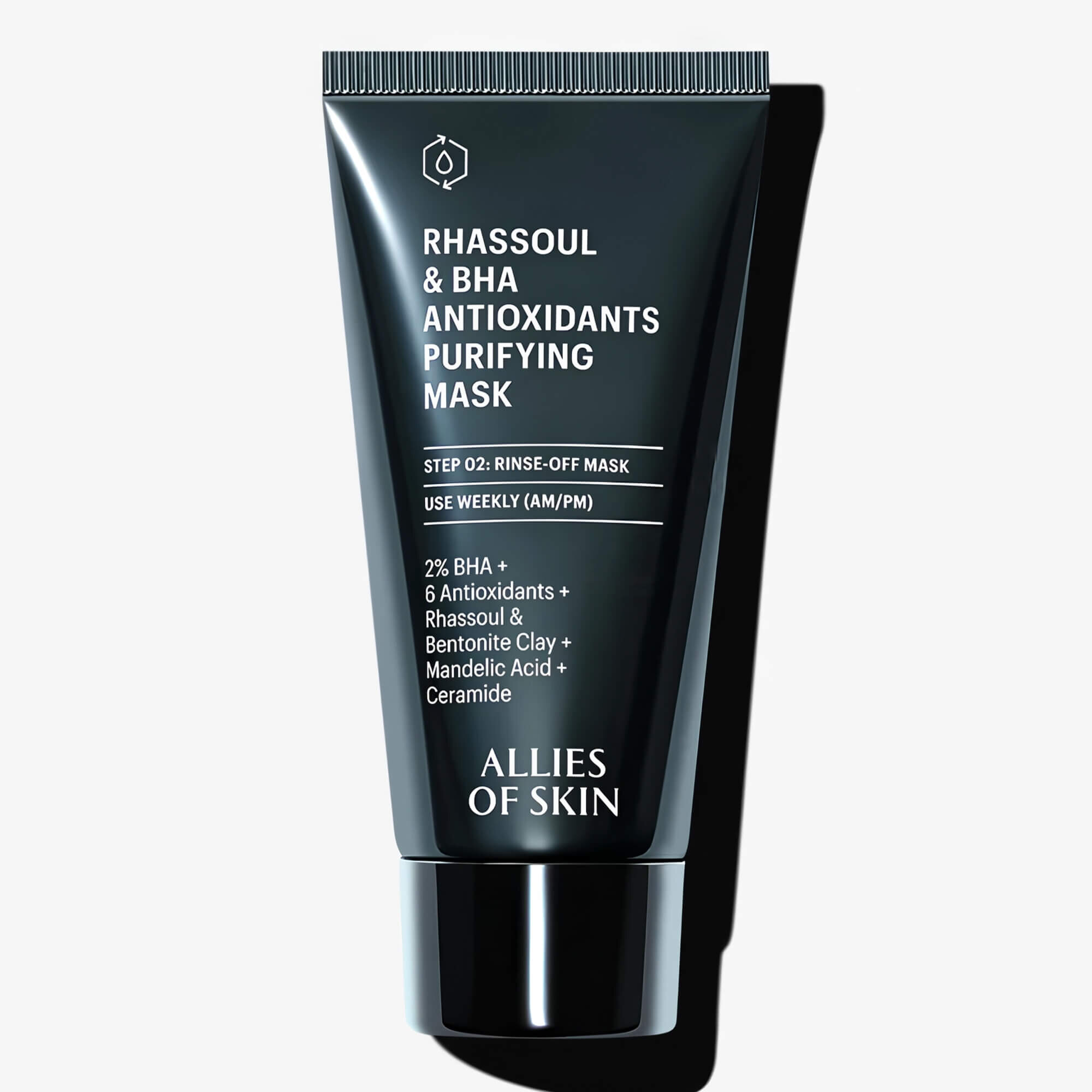 Маска очищающая для лица Allies of Skin Rhassoul & BHA Antioxidants Purifying Mask