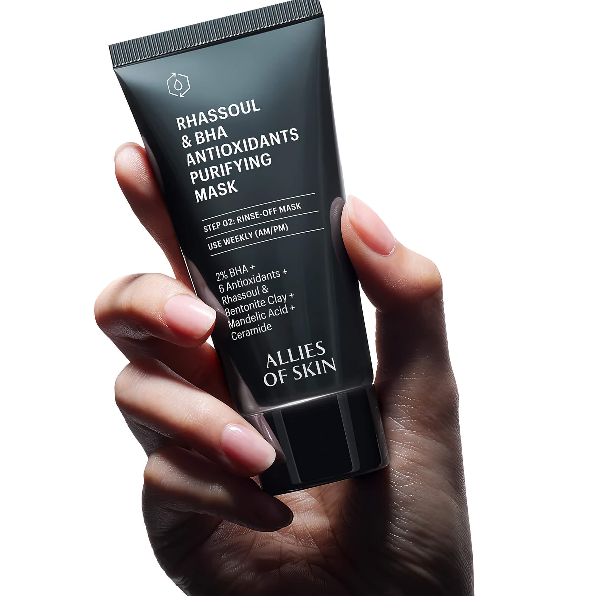 Маска очищающая для лица Allies of Skin Rhassoul & BHA Antioxidants Purifying Mask