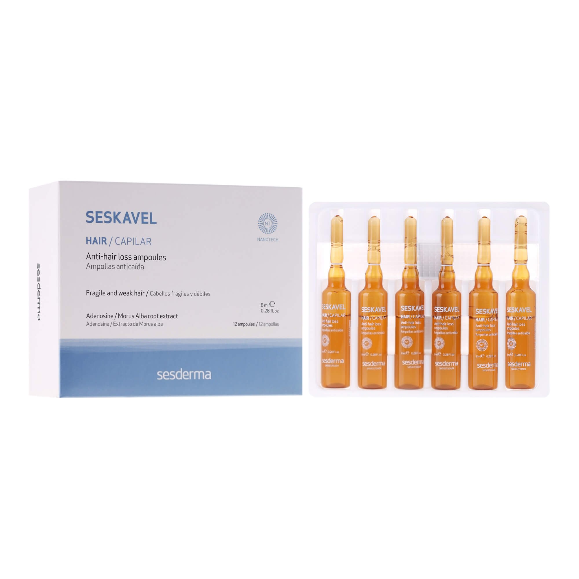 sesderma seskavel anti hair loss ampoules цена