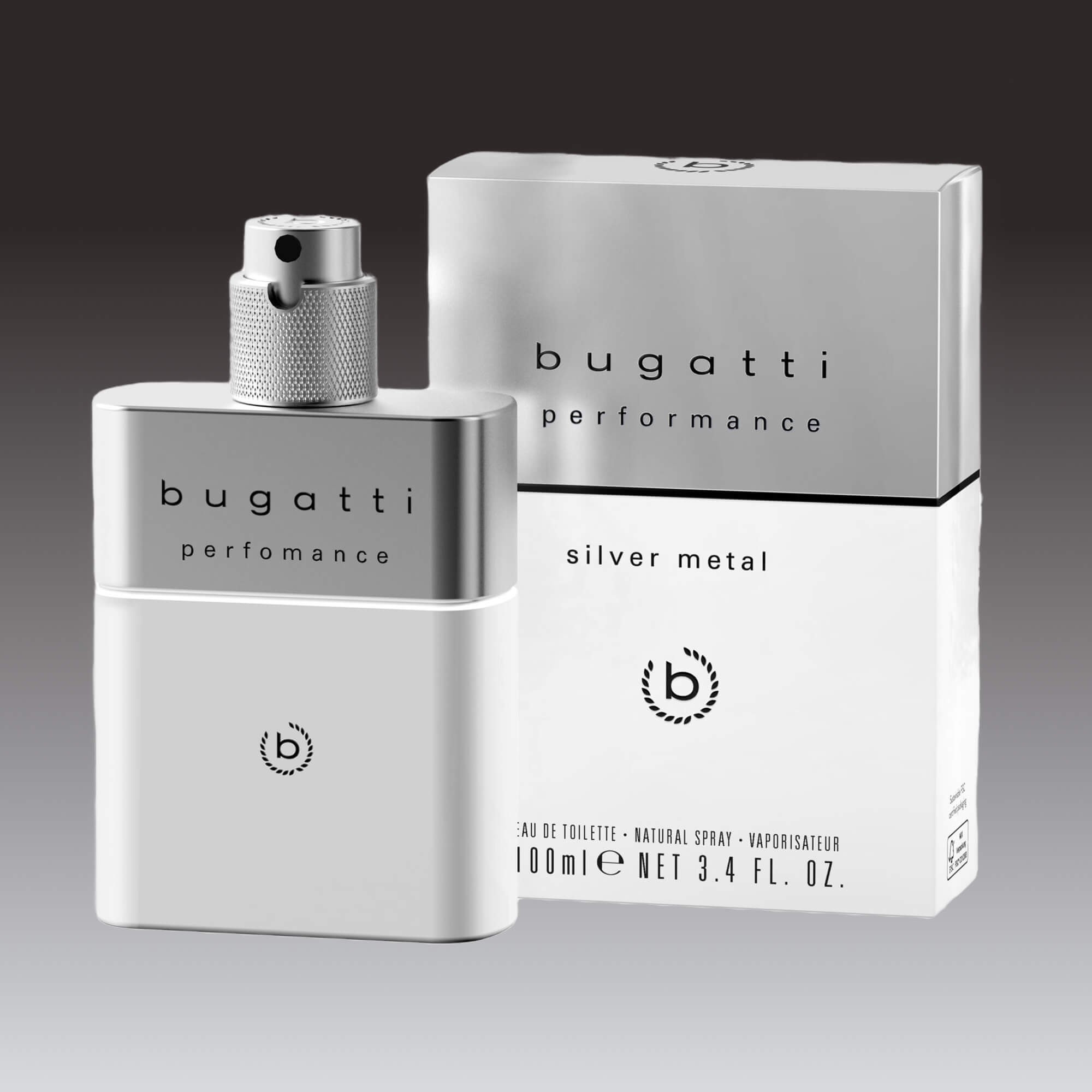 Туалетна вода для чоловіків Bugatti Performance Silver 