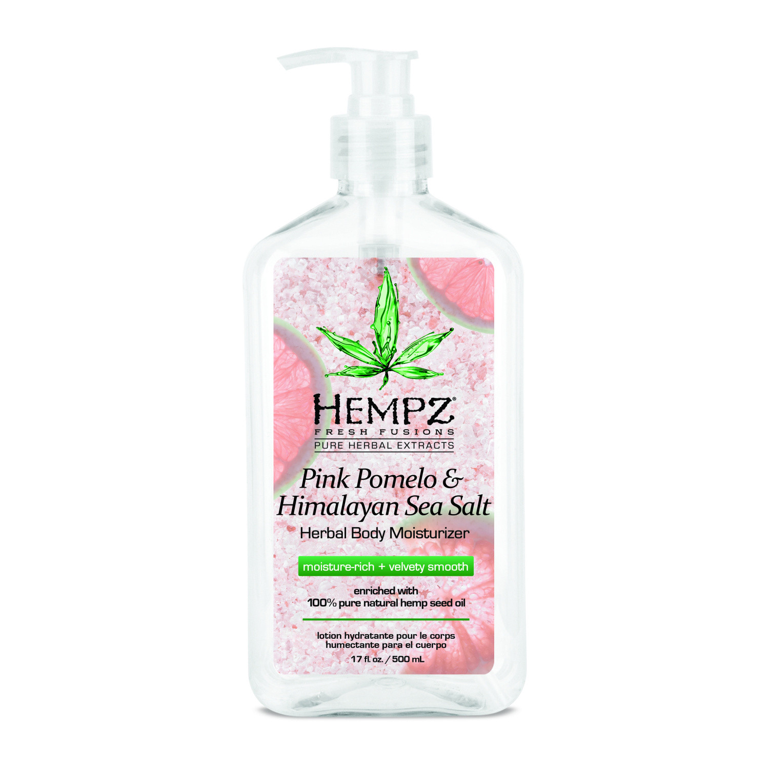 Молочко для тела Помело и Гималайская соль Hempz Fresh Fusions Pink Pomelo And Himalayan Sea Salt Herbal Body Moisturizer