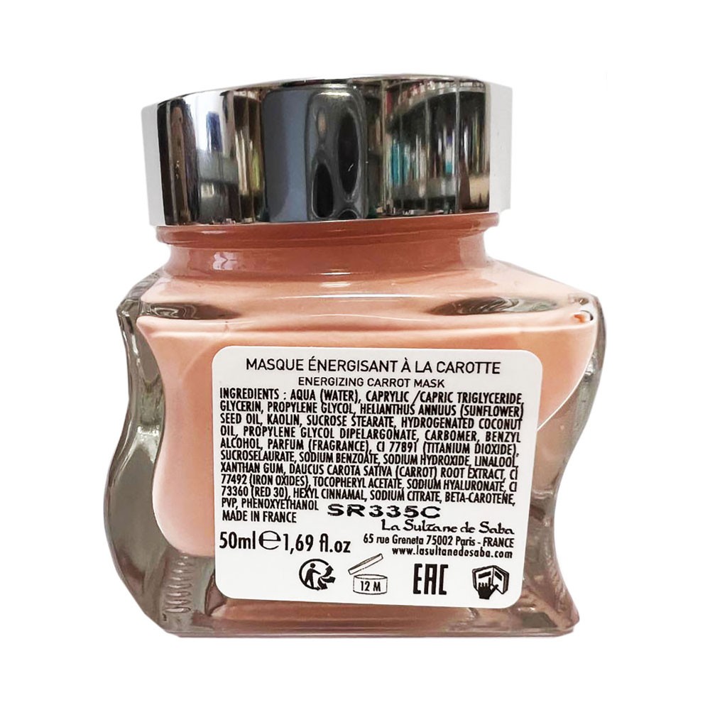 Морквяна маска для обличчя La Sultane De Saba Malaysian Energising Carrot Mask