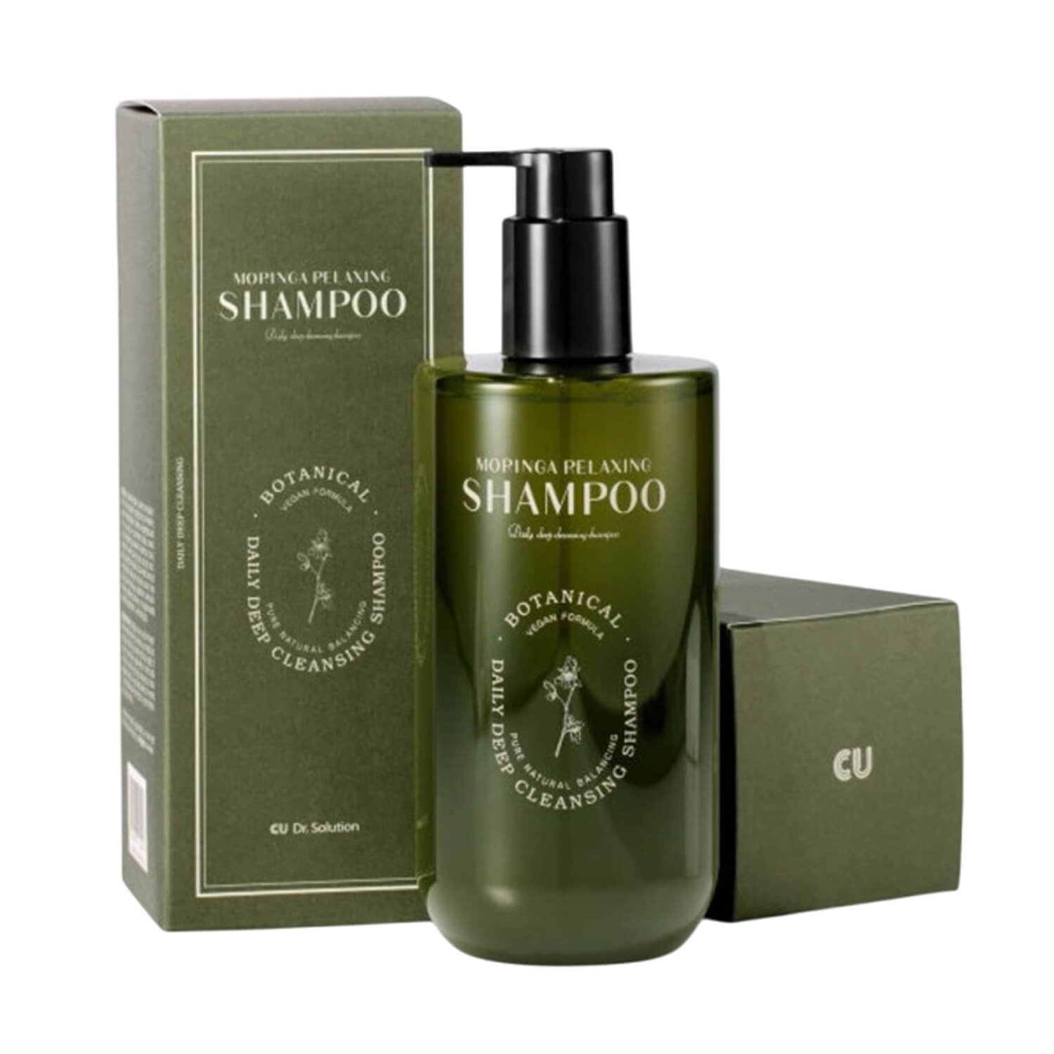 Веганський шампунь з олією морінги CU Skin Dr. Solution Moringa Relaxing Shampoo