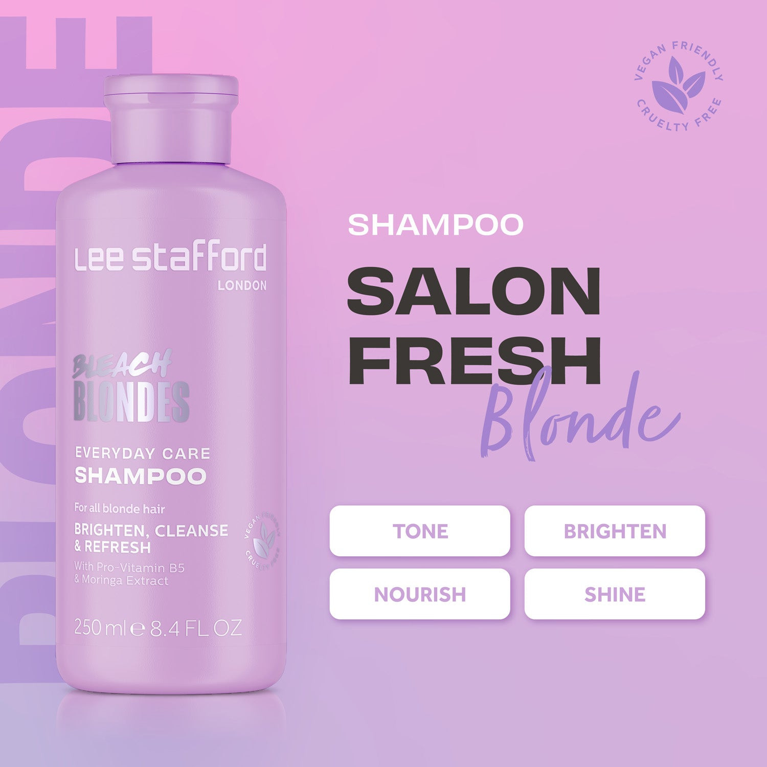 Шампунь для освітленого волосся для щоденного використання Lee Stafford Everyday Blondes Shampoo