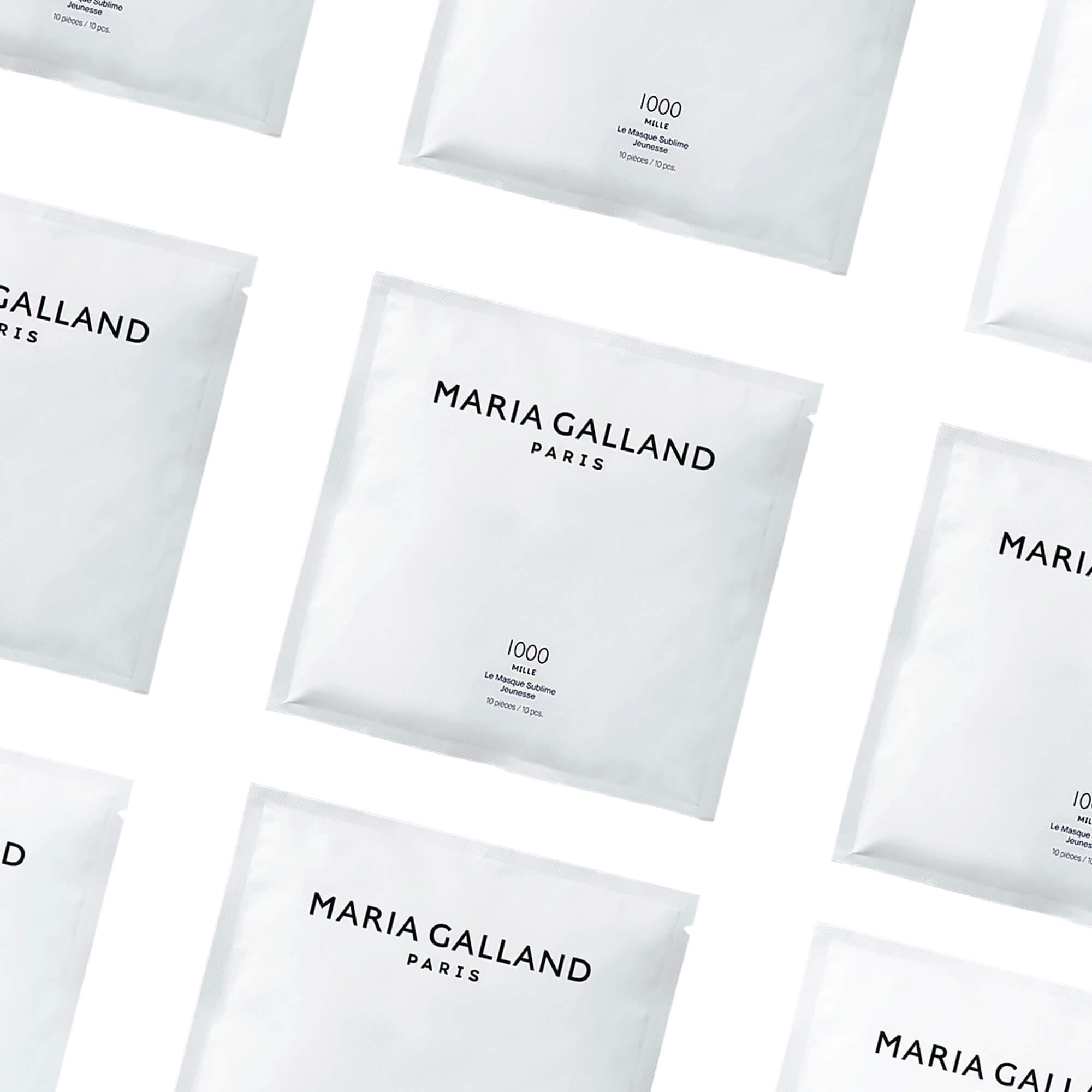 Золотая маска для лица со специальной гель-матрицей Maria Galland 1000 Mille La Masque Sublime Jeunesse