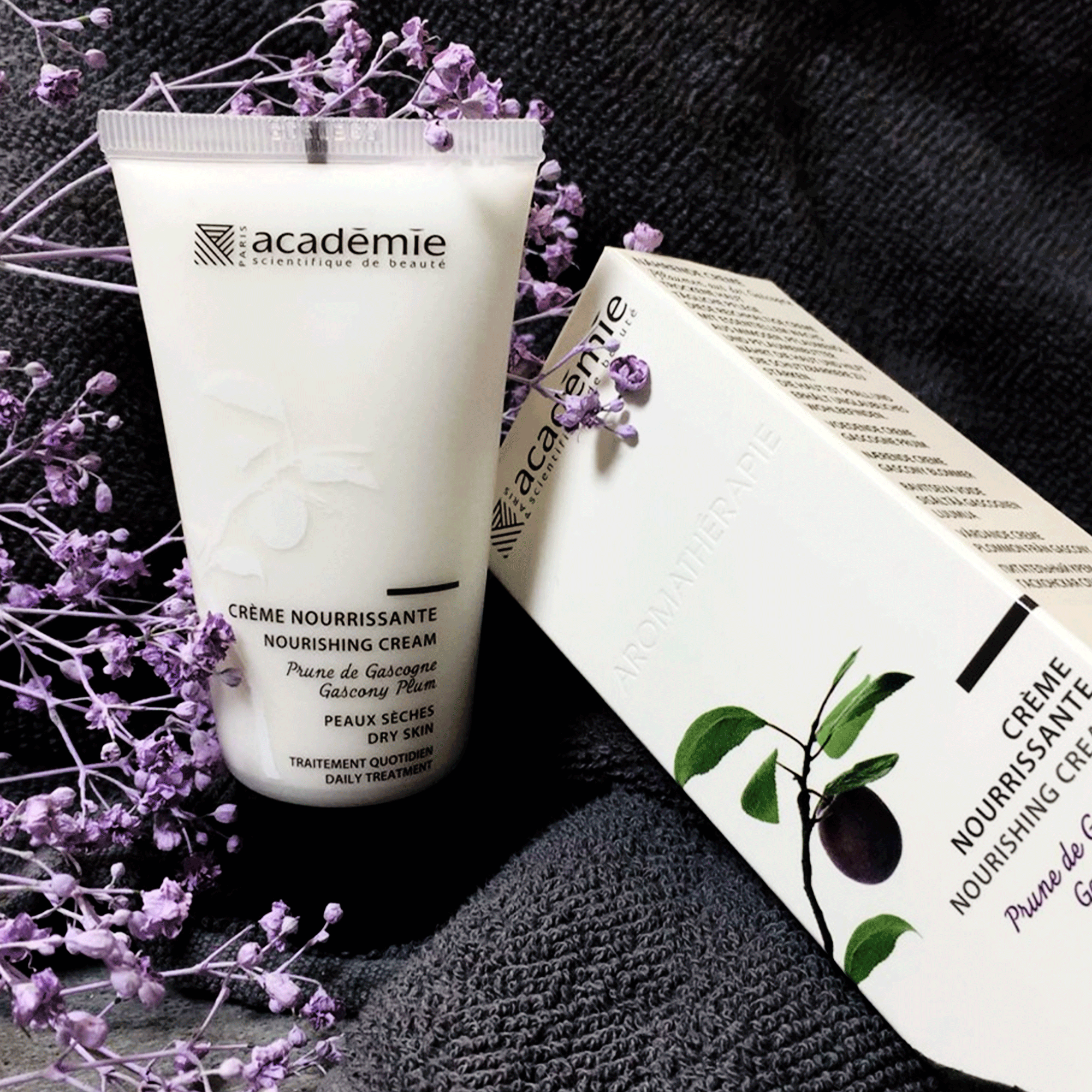 Живильний крем Гасконська слива Academie Nourishing Cream Gascony Plum