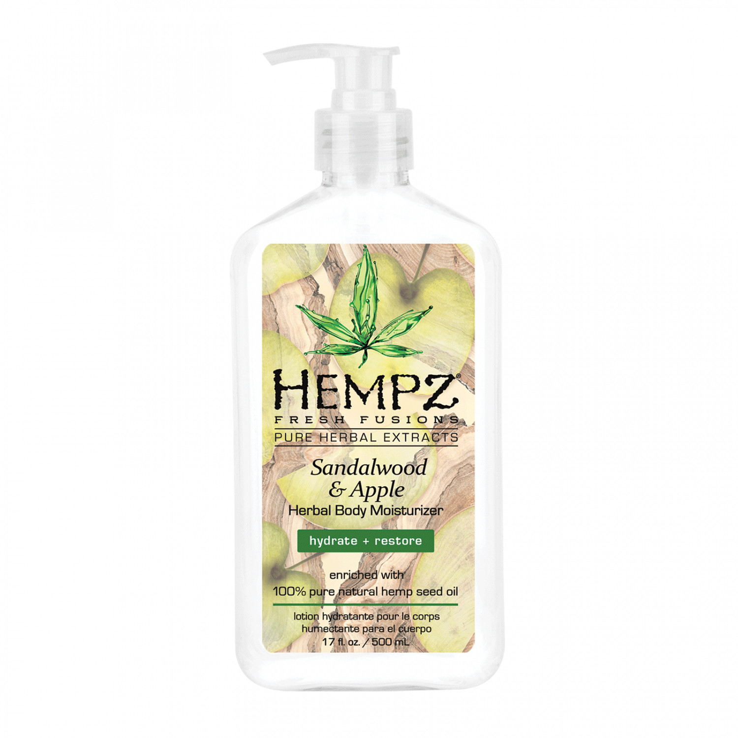 Молочко для тела Сандал и Яблоко Hempz Fresh Fusions Sandalwood And Apple Herbal Body Moisturizer