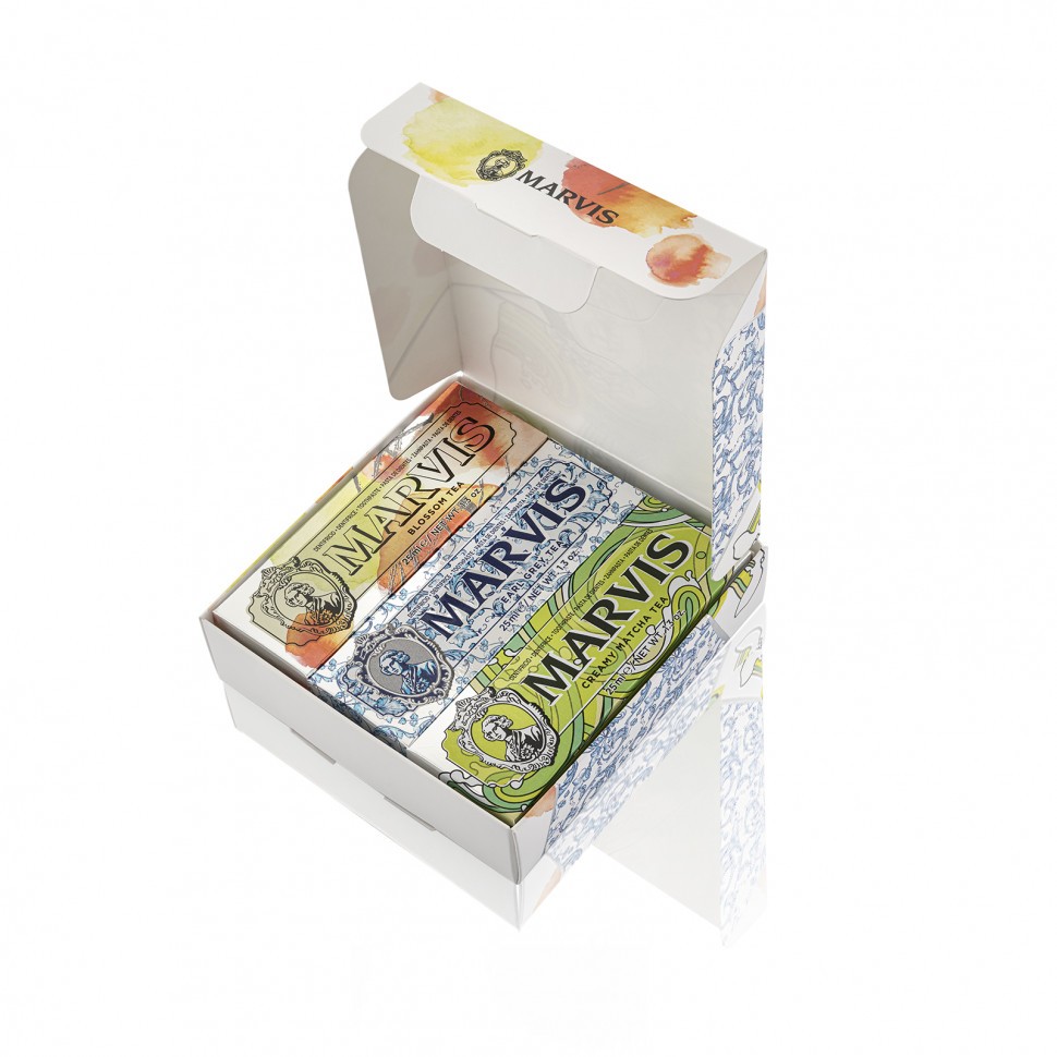 Набір зубних паст Marvis Tea Collection Toothpaste Gift Set