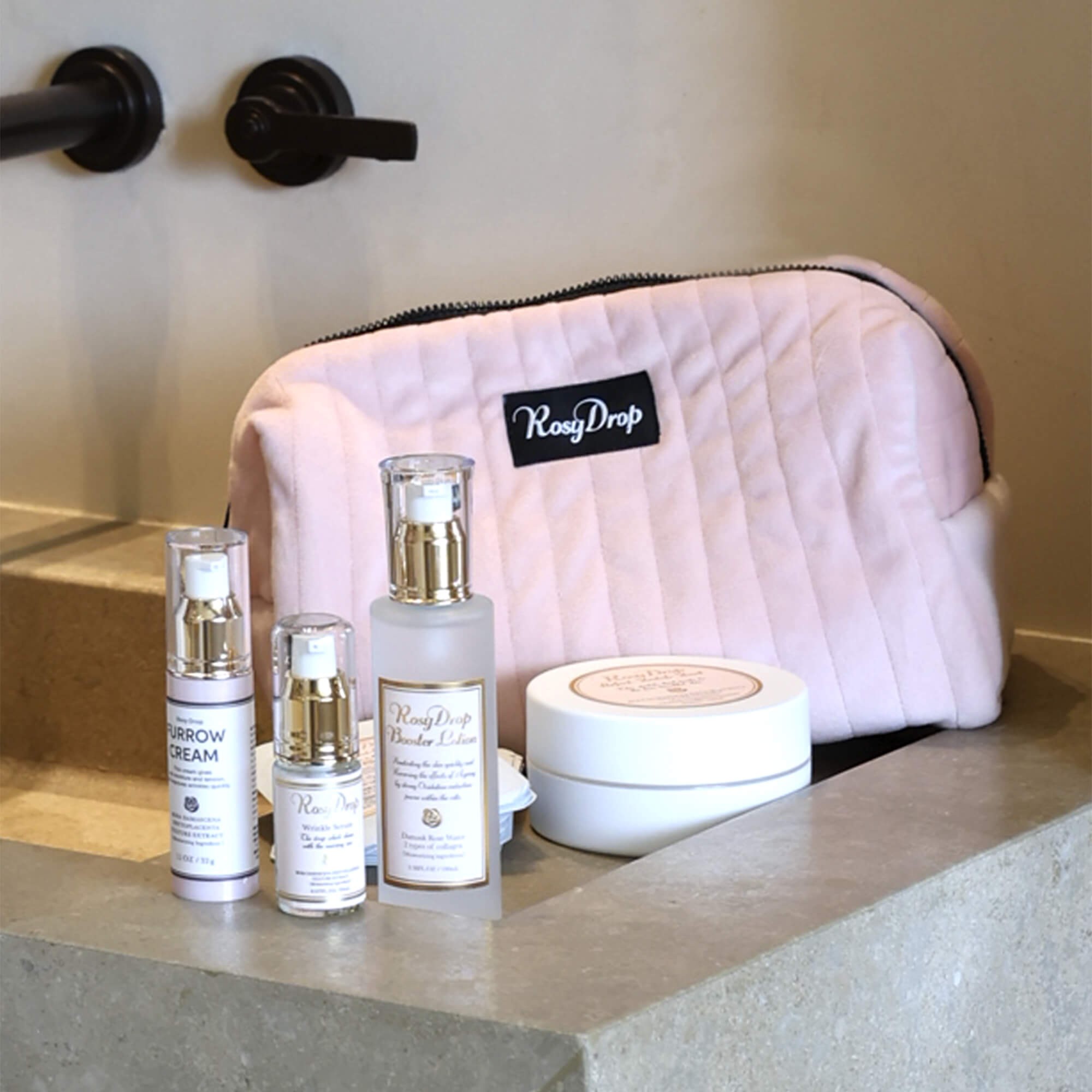 Подарочный набор большой с косметичкой Rosy Drop RDN MС