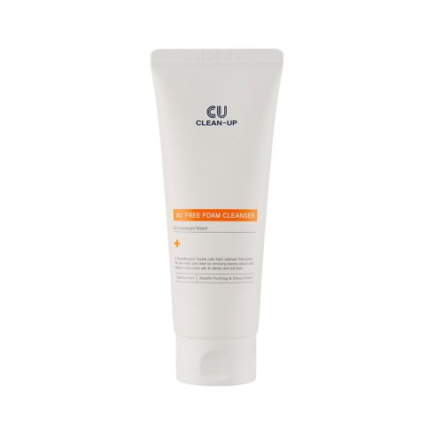 Очищающая пенка для проблемной кожи CU Skin Clean-Up AV Free Clean Foam Cleanser