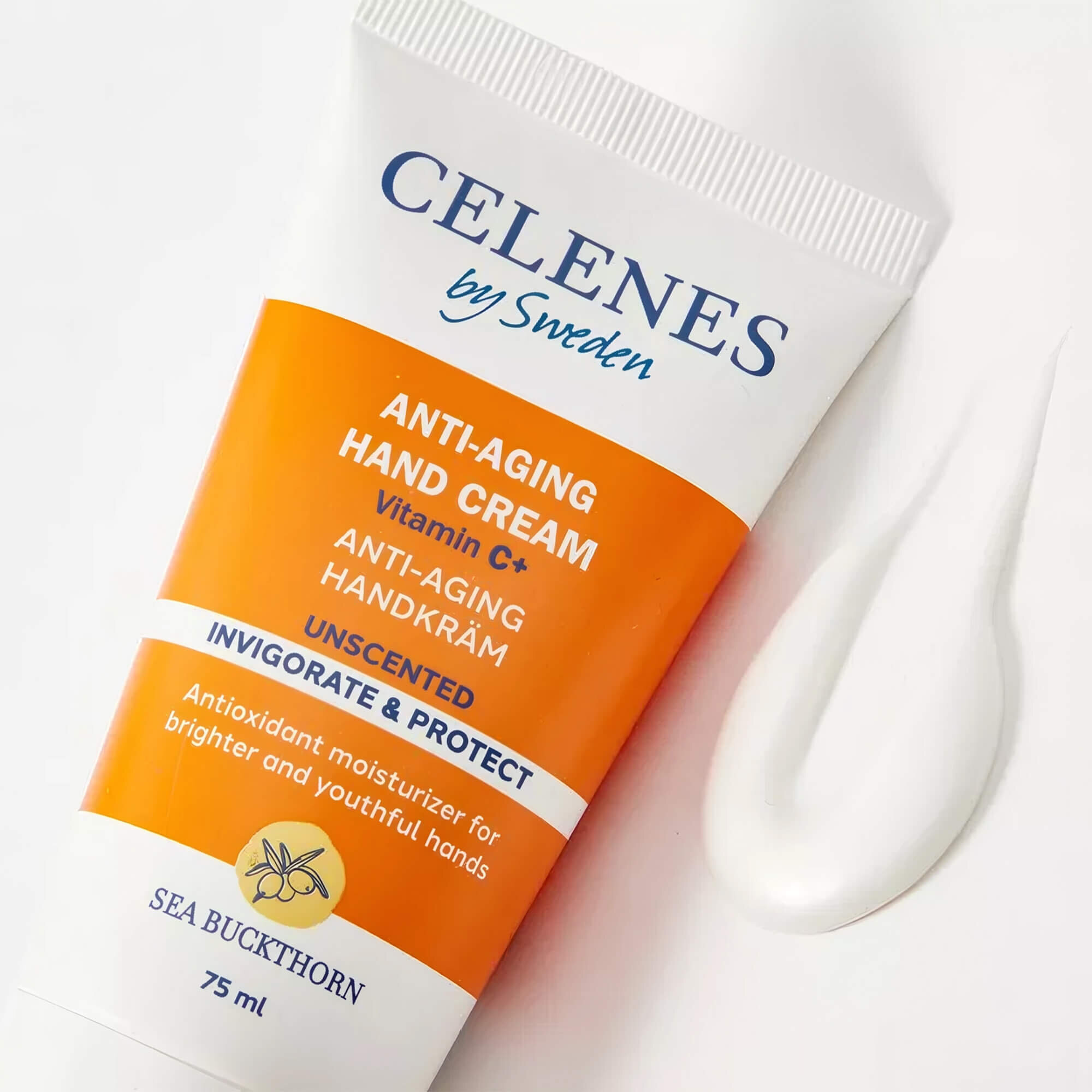 Антивіковий крем для рук з обліпихою Celenes Sea Buckthorn Antiaging Hand