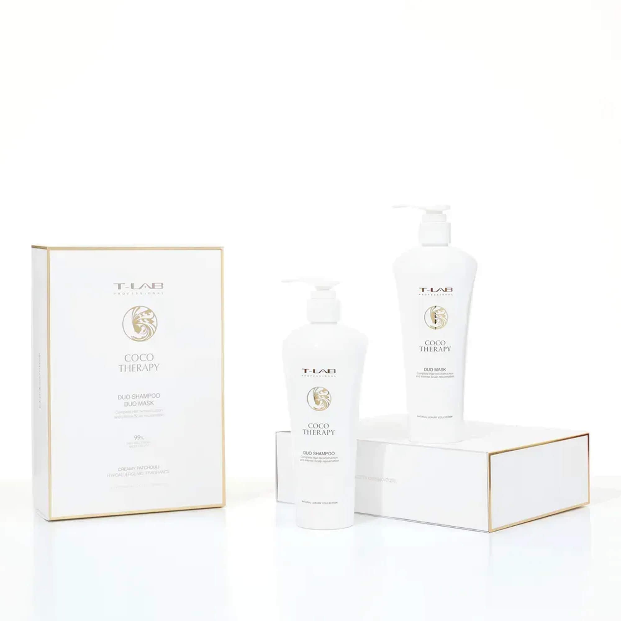 T-Lab Coco Therapy Duo Shampoo and Duo Treatment Set цена