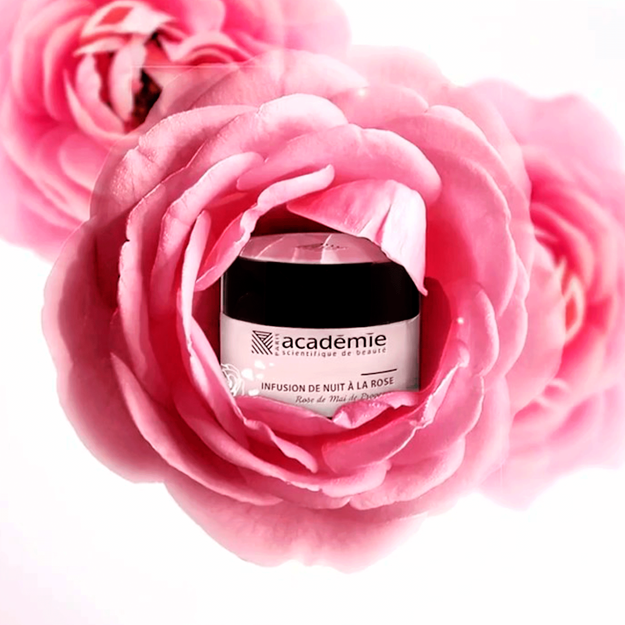 Нічний крем Трояндова інфузія Academie Night Infusion Rose Cream