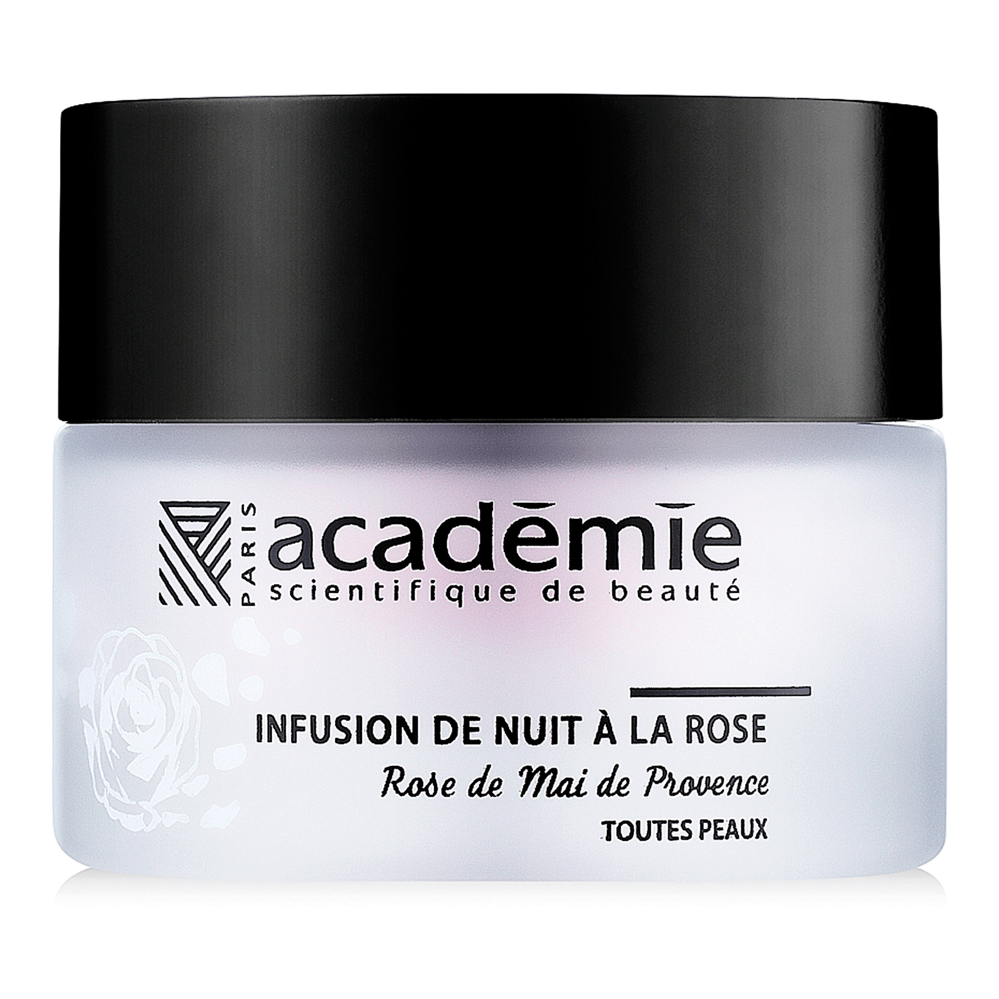 Нічний крем Трояндова інфузія Academie Night Infusion Rose Cream