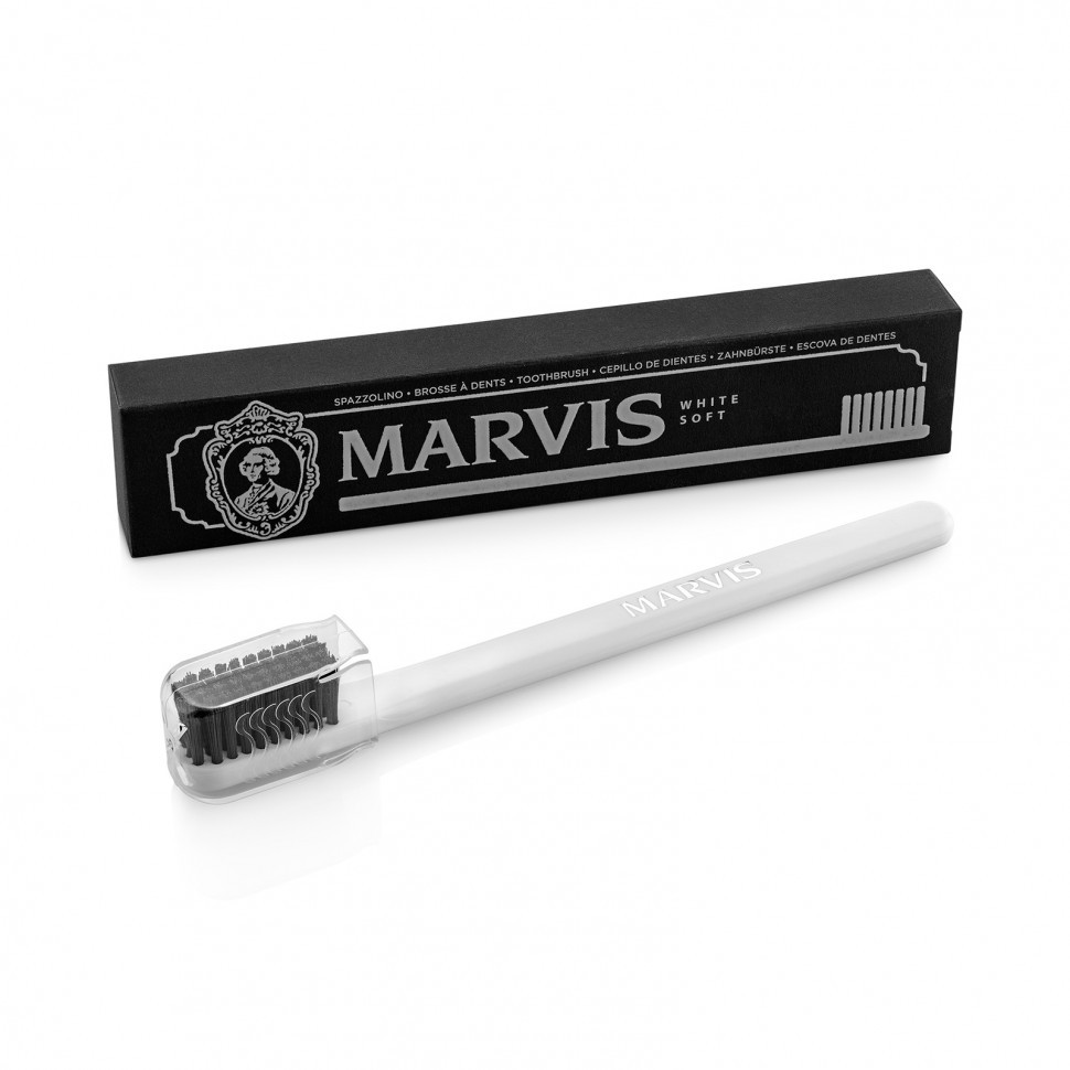 М'яка зубна щітка Marvis White Soft Toothbrush