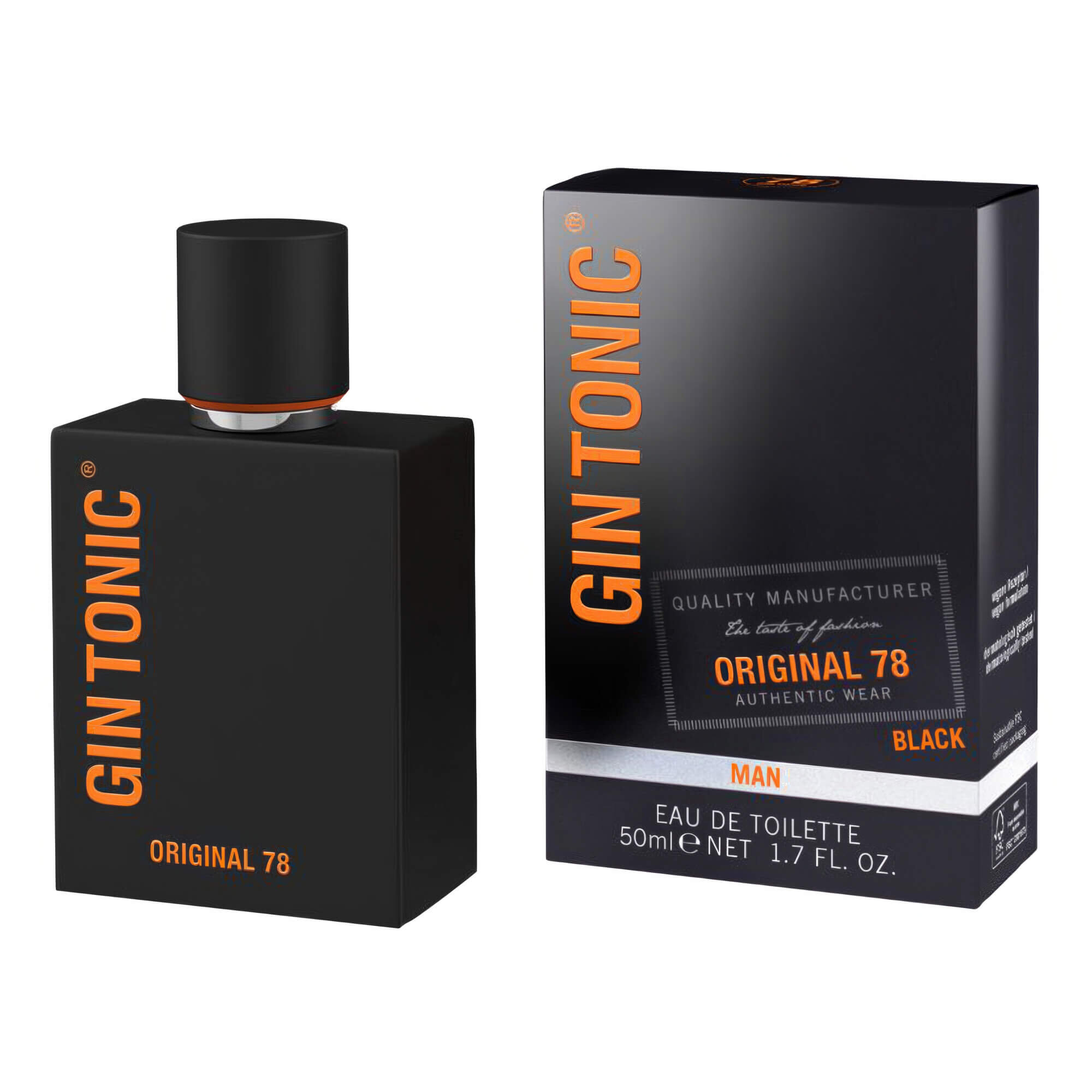 Туалетная вода для мужчин GIN TONIC Man Original 78 Black
