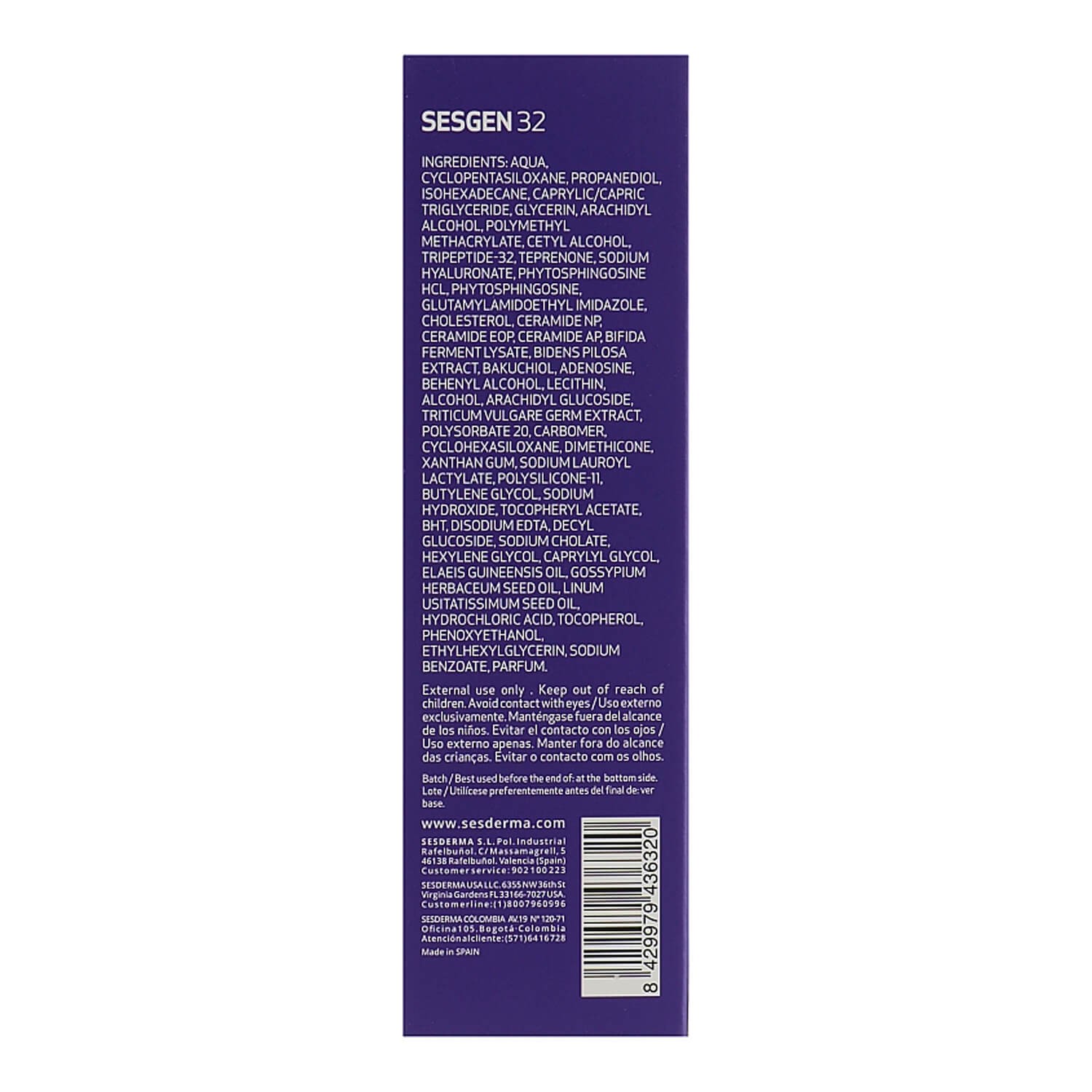 sesderma sesgen 32 facial gel cream
Киев