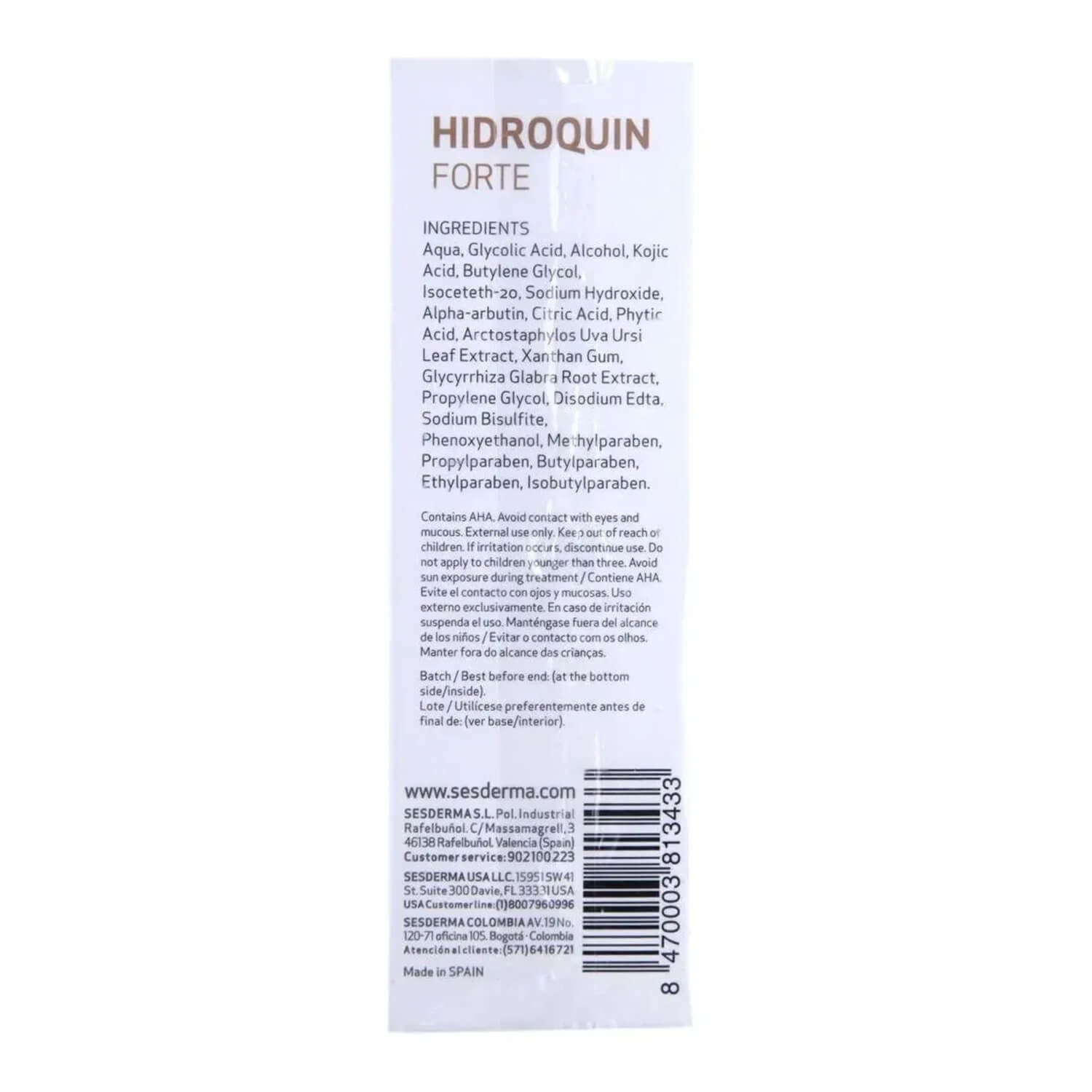 sesderma hidroquin forte купить