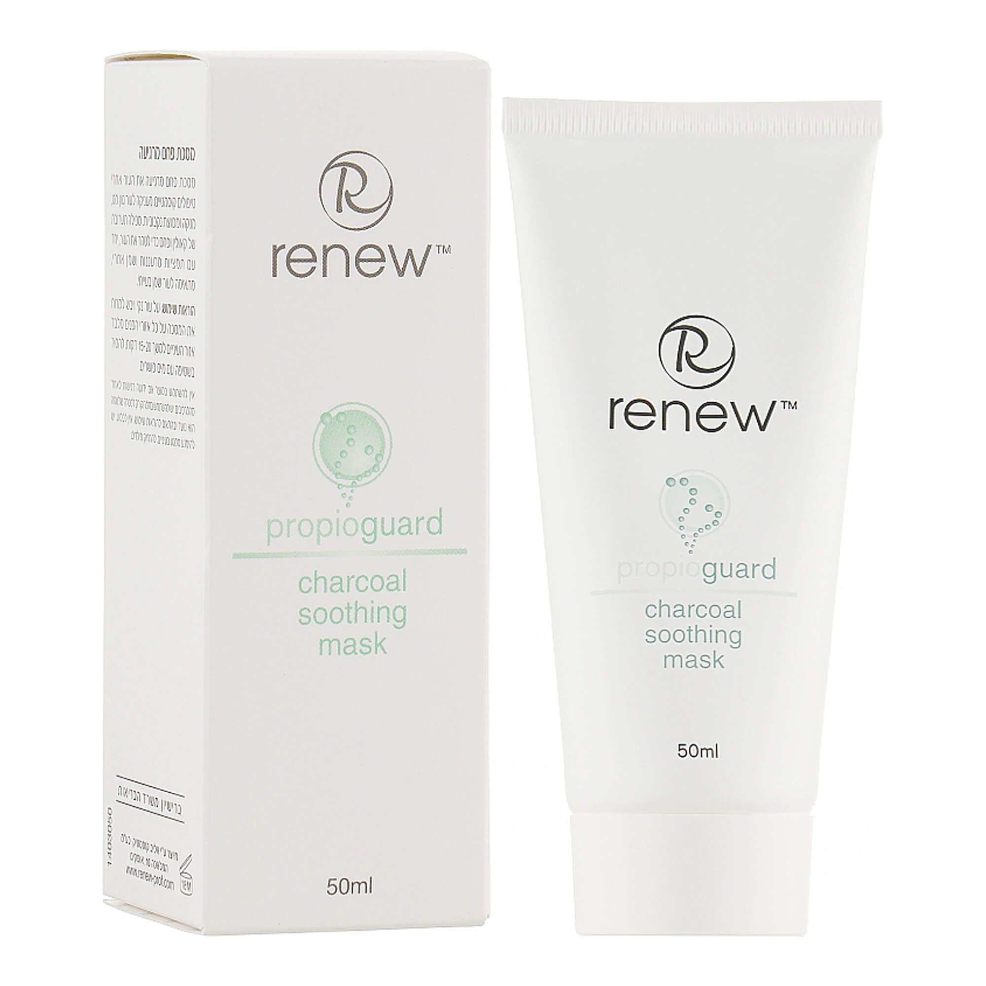 Успокаивающая маска на основе активированного угля Renew Charcoal Soothing Mask