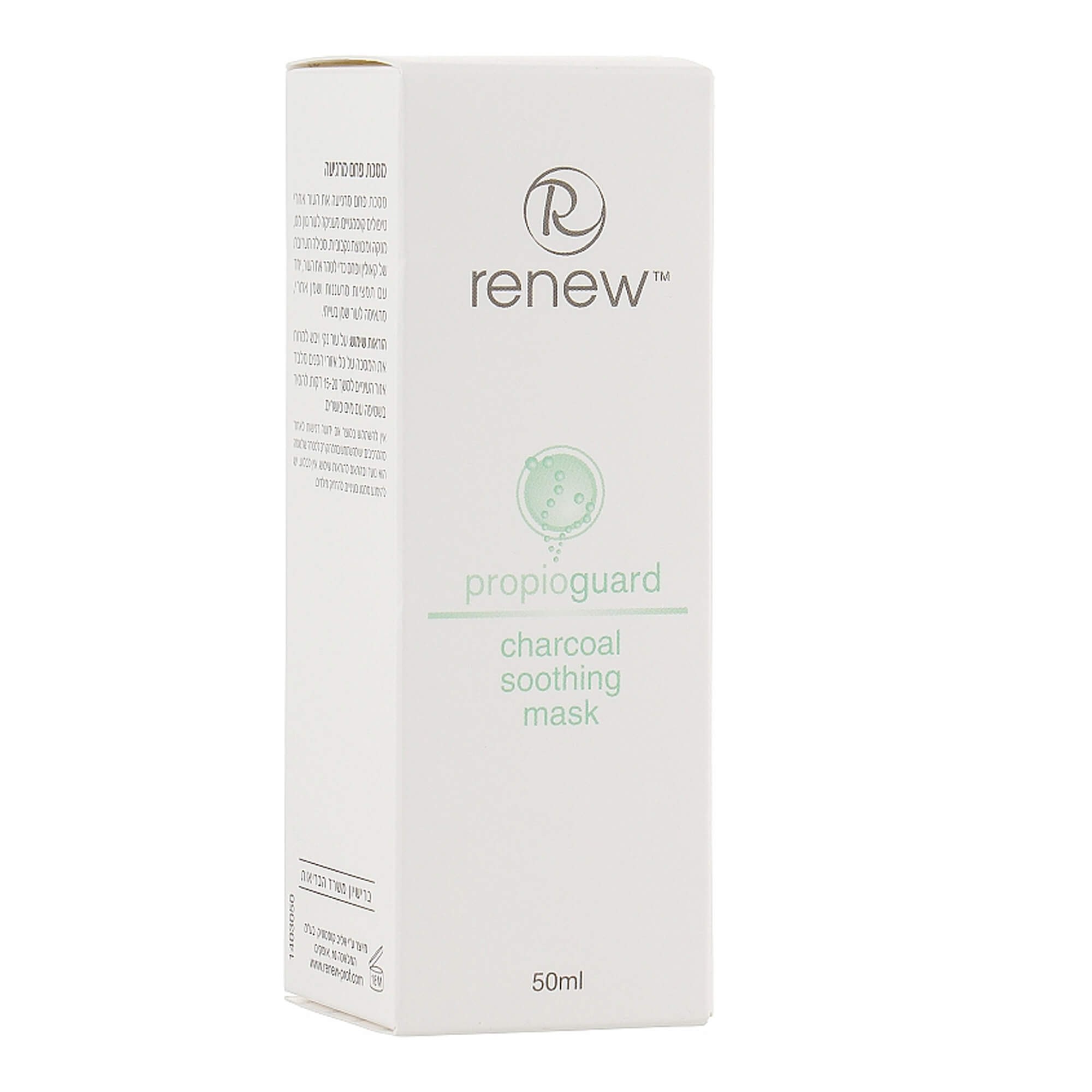 Успокаивающая маска на основе активированного угля Renew Charcoal Soothing Mask