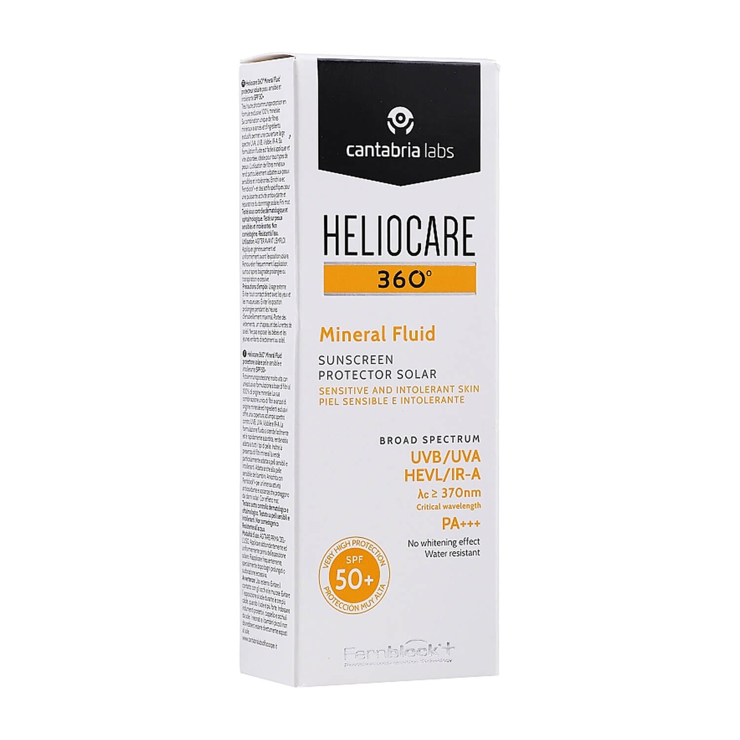 Сонцезахисний мінеральний флюїд Cantabria Labs Heliocare 360º Mineral SPF 50+