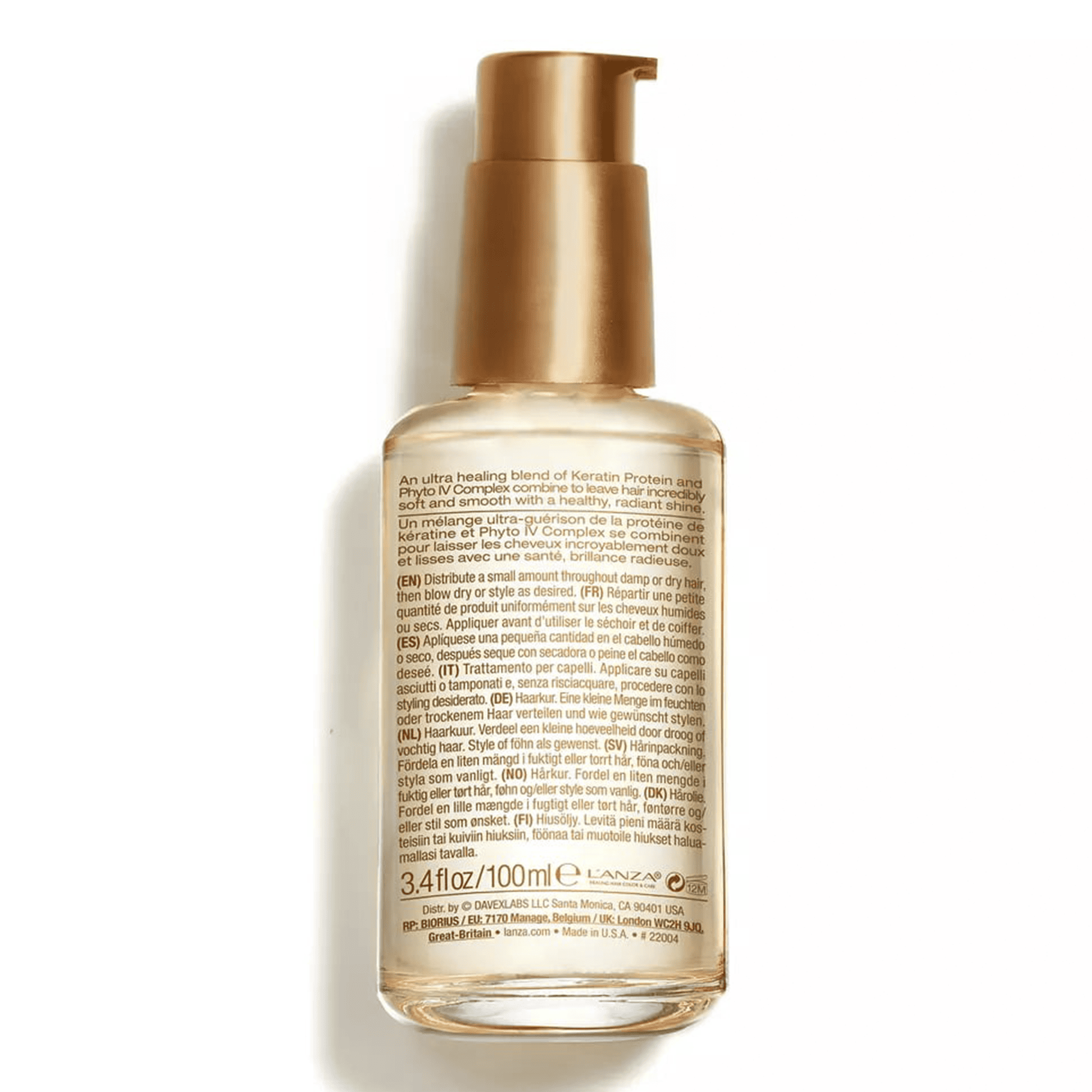 Кератиновий еліксир для волосся L’anza Keratin Healing Oil Treatmen