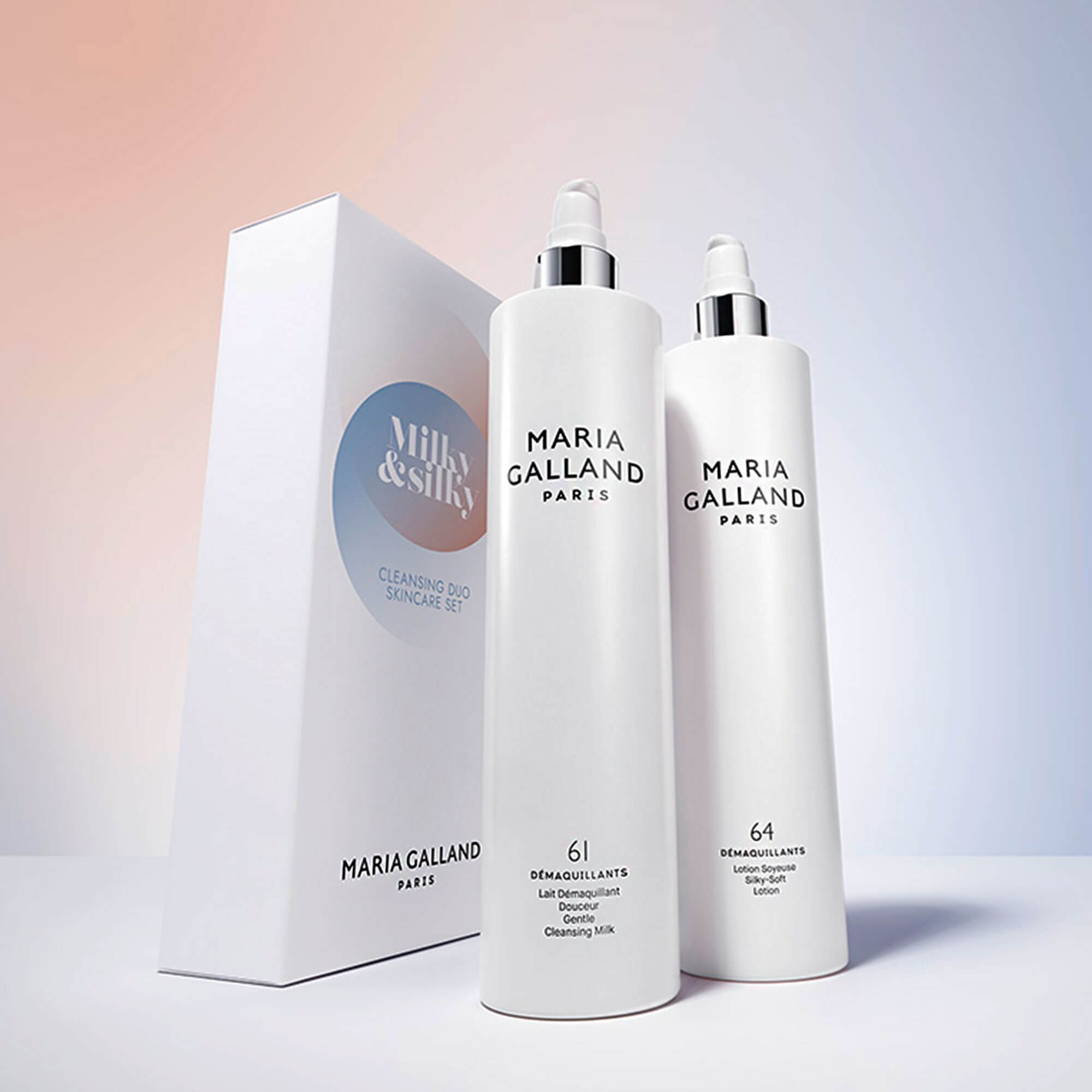 Набір для очищення та догляду за шкірою Maria Galland Milky & Silky Cleansing Duo Skincare 2025