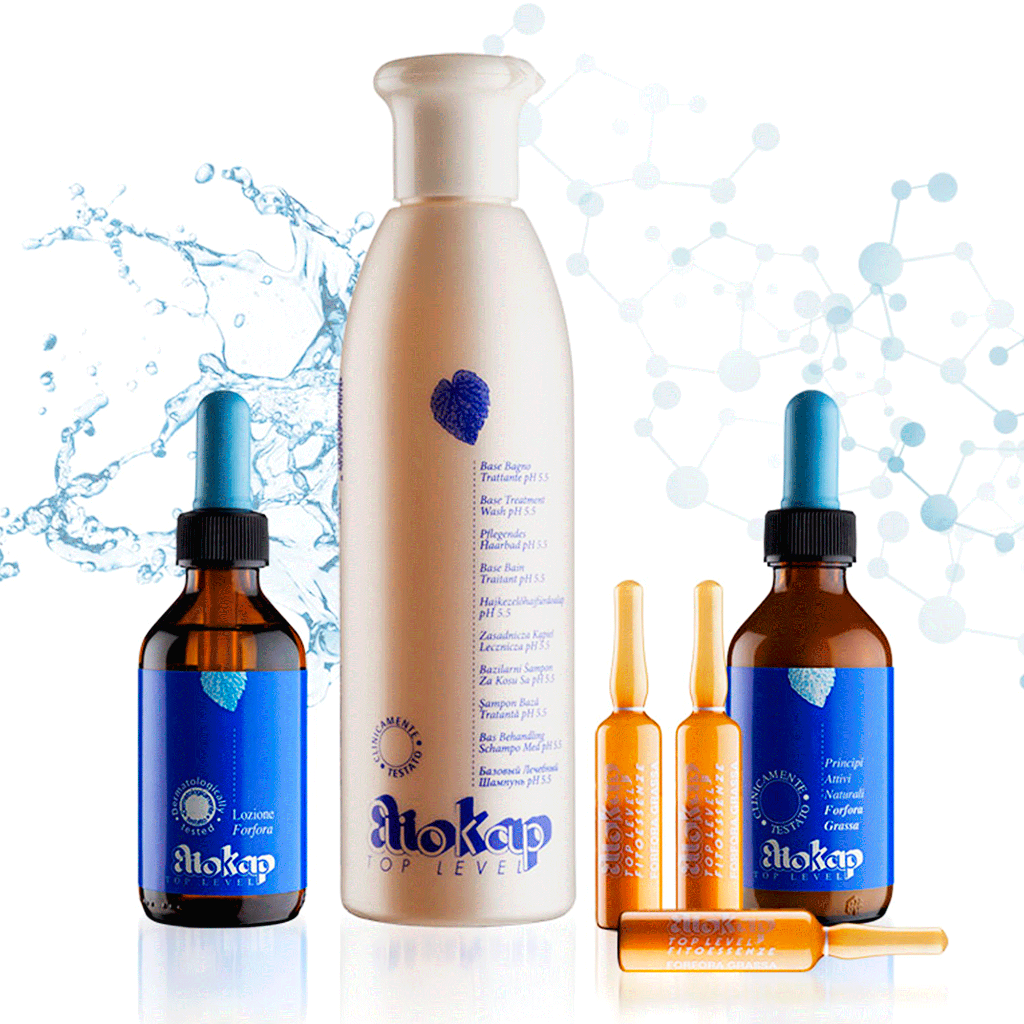 НАІ жирна лупа Eliokap Principi Attivi Naturali Forfora Grassa