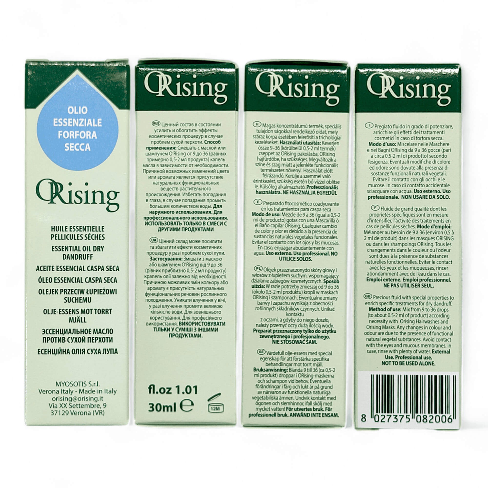 Есенційна олія проти сухої лупи Orising Forforf Secca Oil