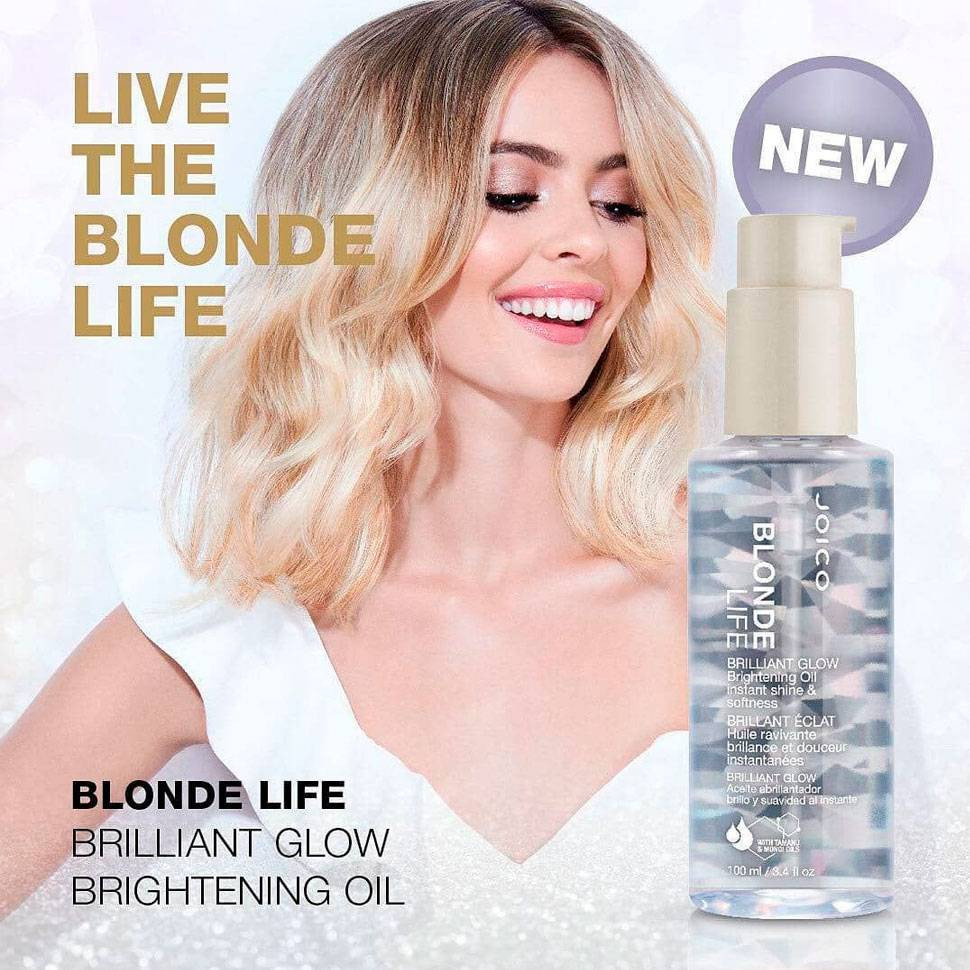 Масло для бриллиантового блеска Joico Blonde Life Brilliant Glow Oil