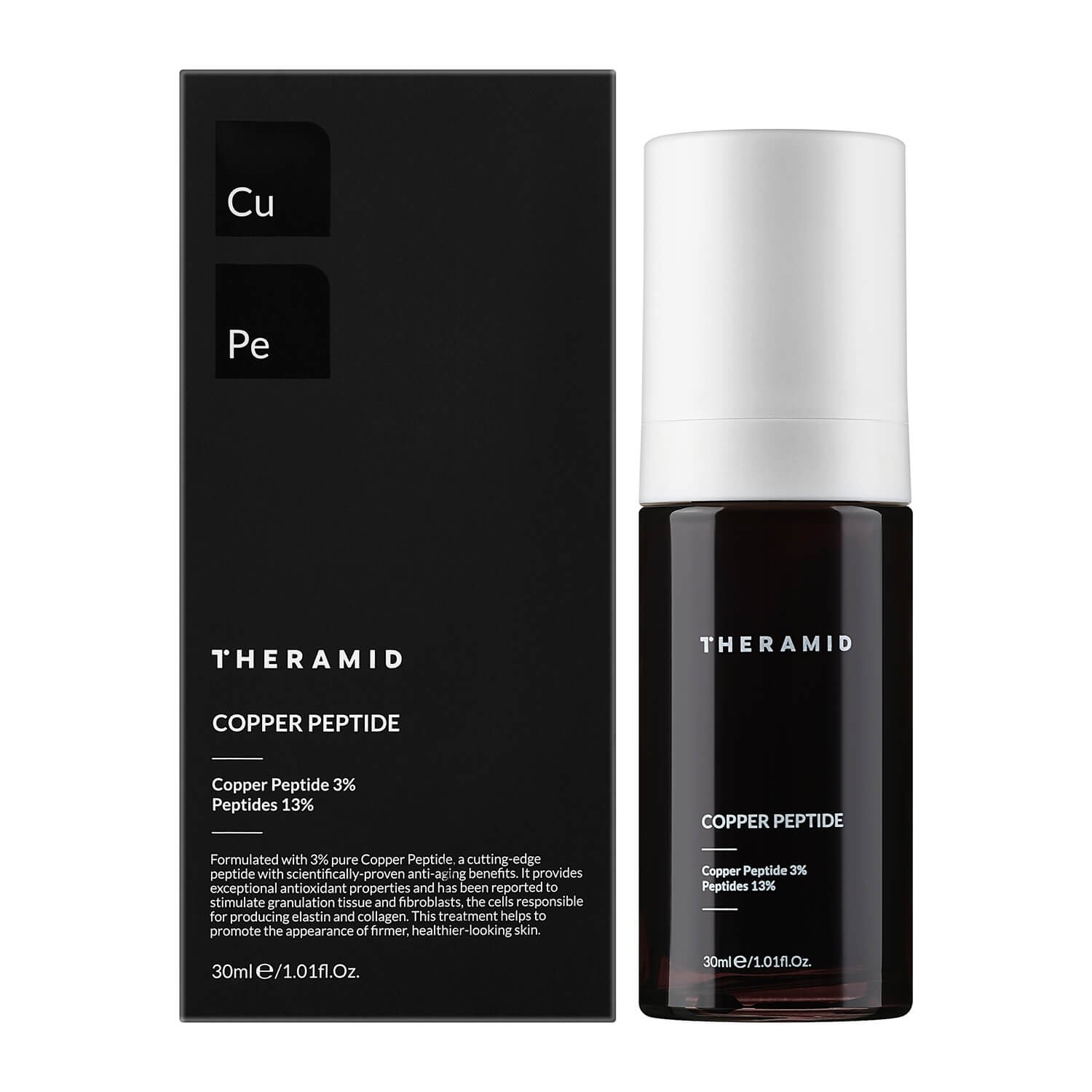 Theramid Copper Peptide Anti-Aging Serum with Pure Copper Peptides цена