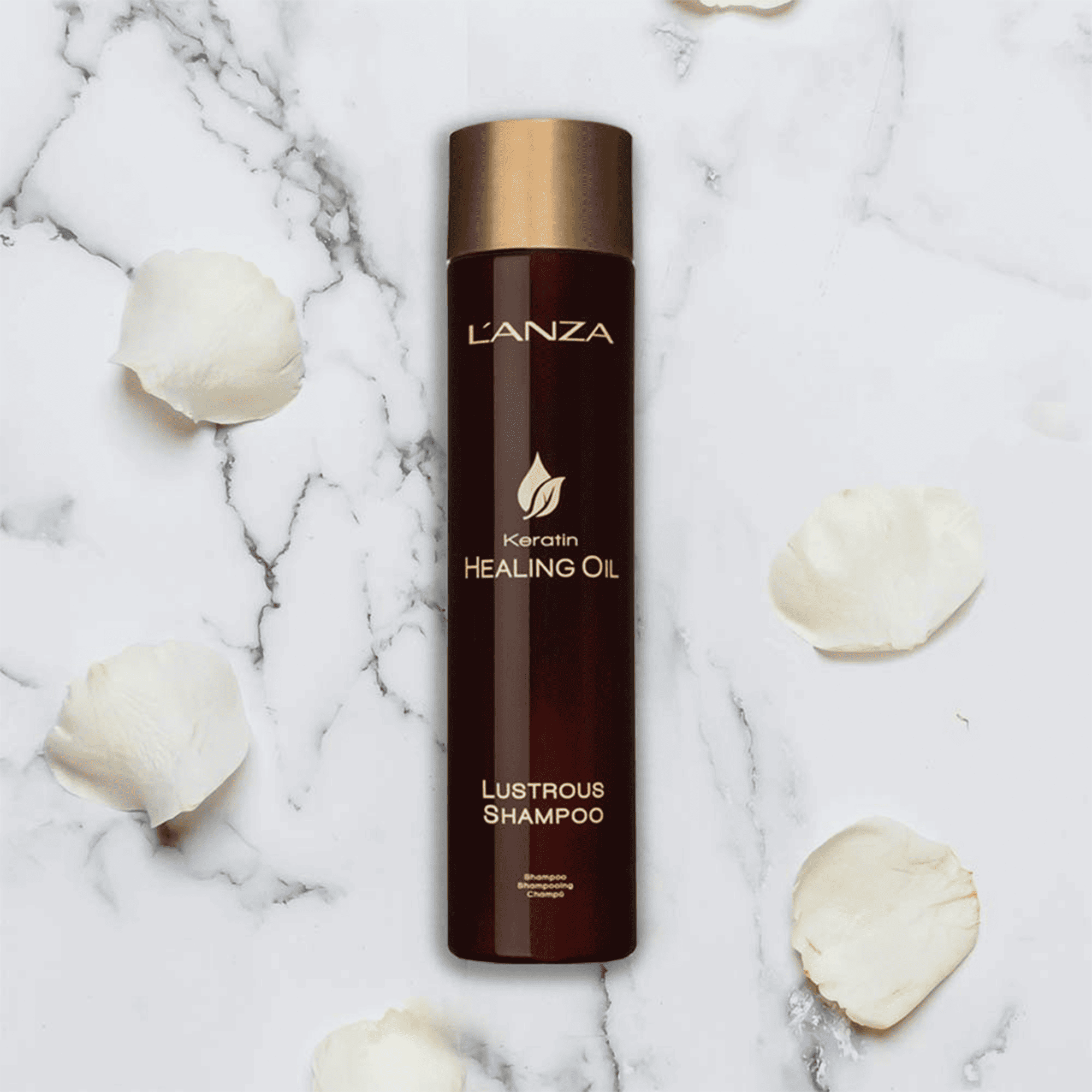 Шампунь для сияния волос L’anza Keratin Healing Oil Lustrous Shampoo