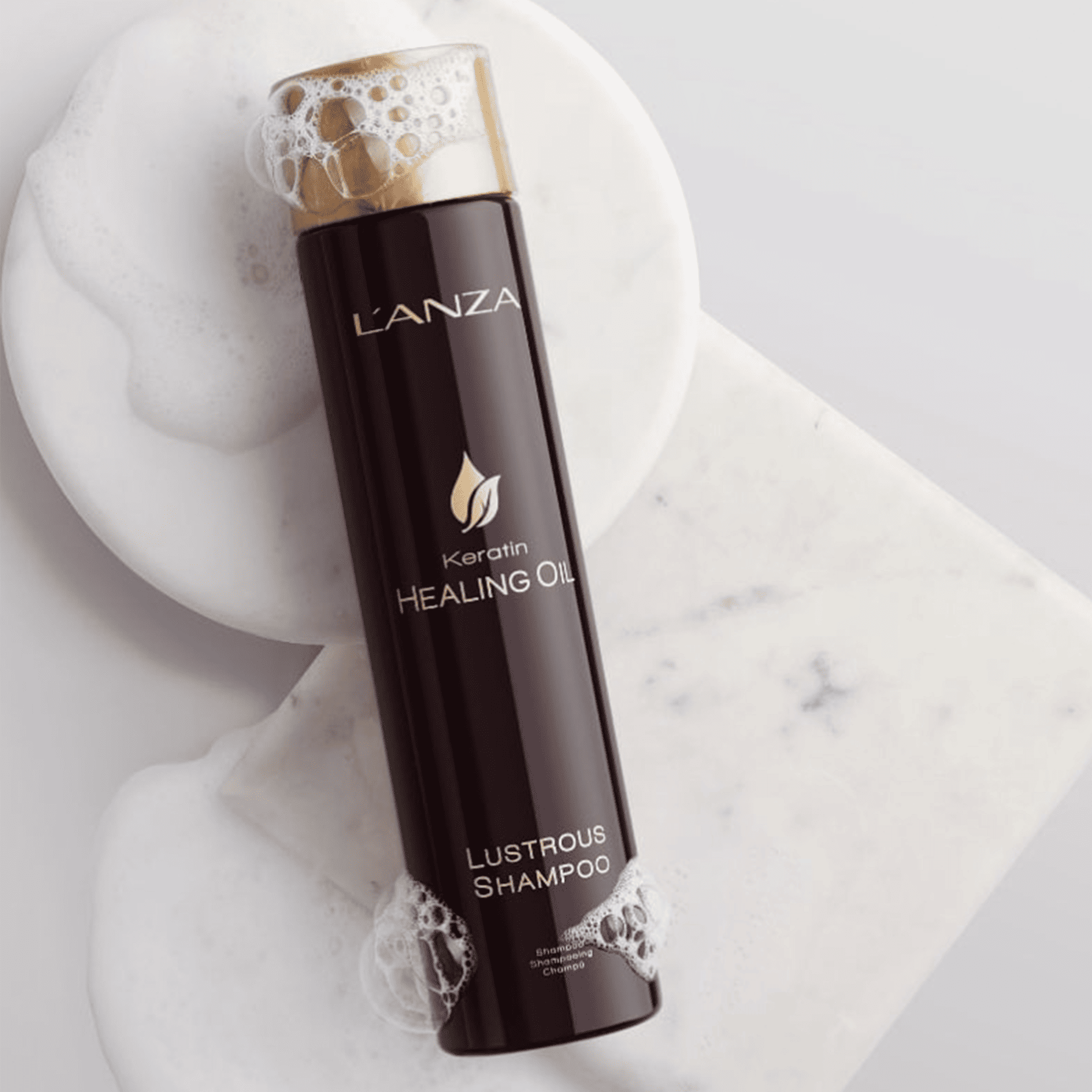 Шампунь для сияния волос L’anza Keratin Healing Oil Lustrous Shampoo