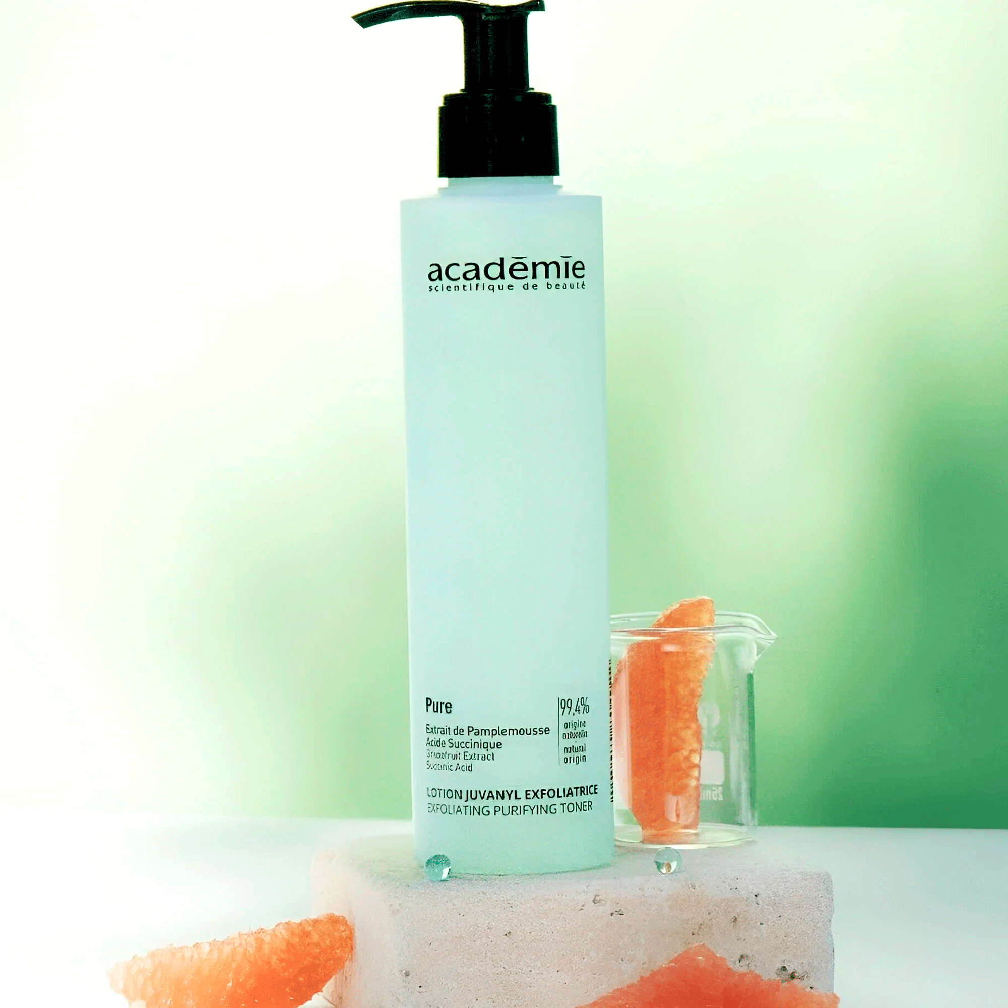 Відлущуючий очищаючий тонік Academie Exfoliating Purifying Toner