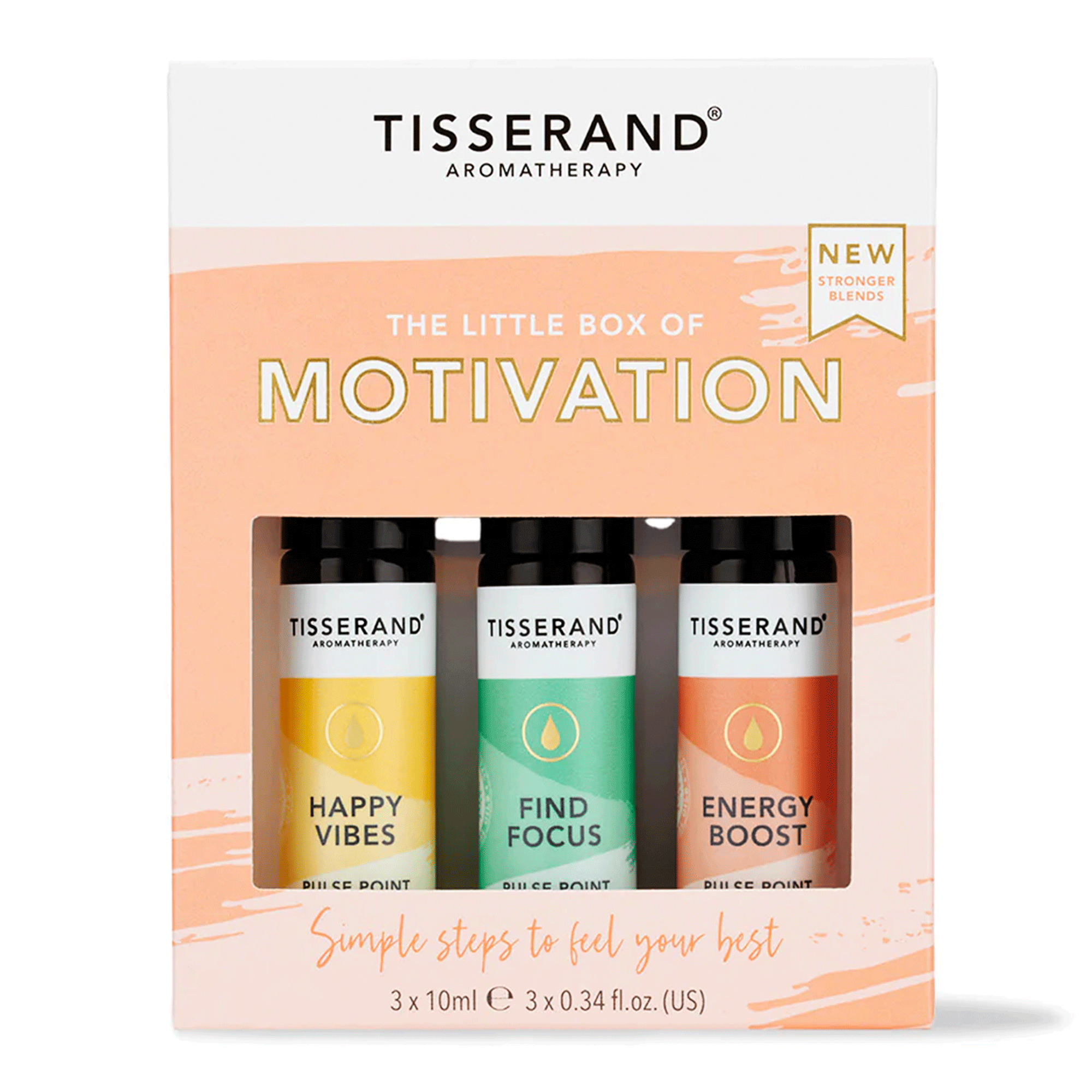 Tisserand Набір ефірних олій, ролери для пульсових точок