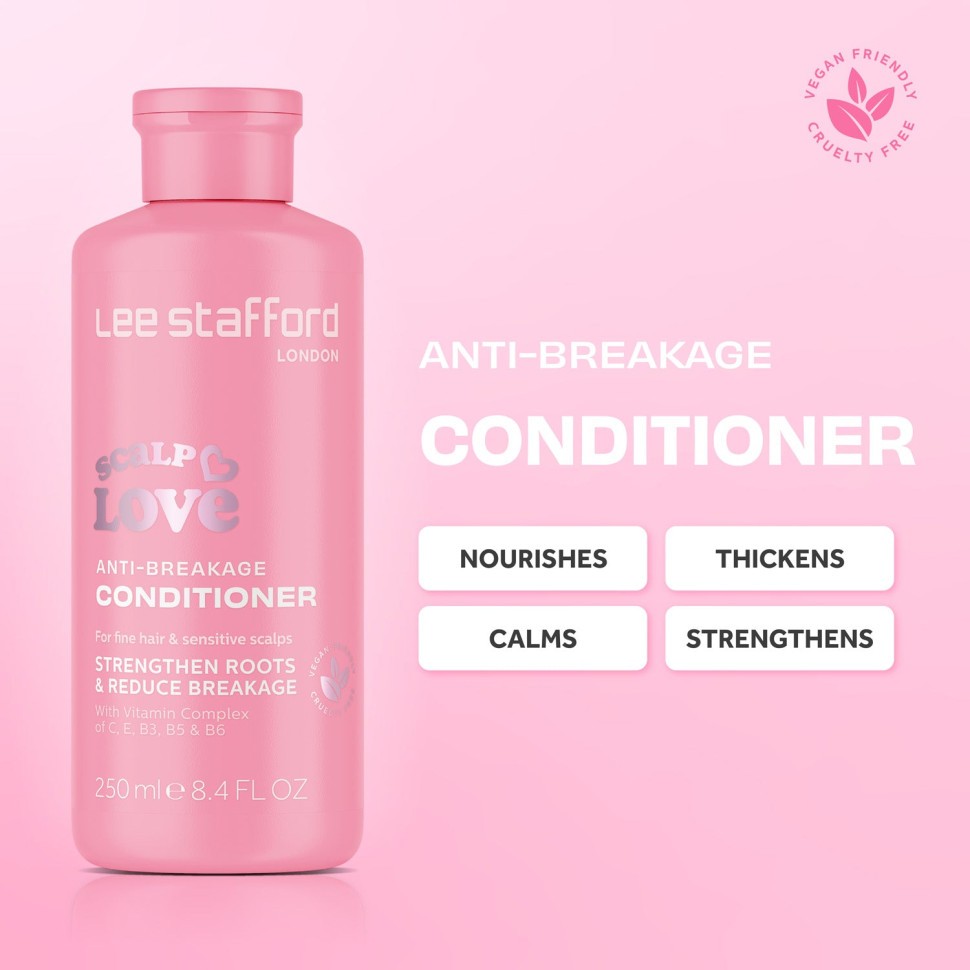 Кондиционер для чувствительной кожи головы и ослабленных волос Lee Stafford Scalp Love Anti-Breakage