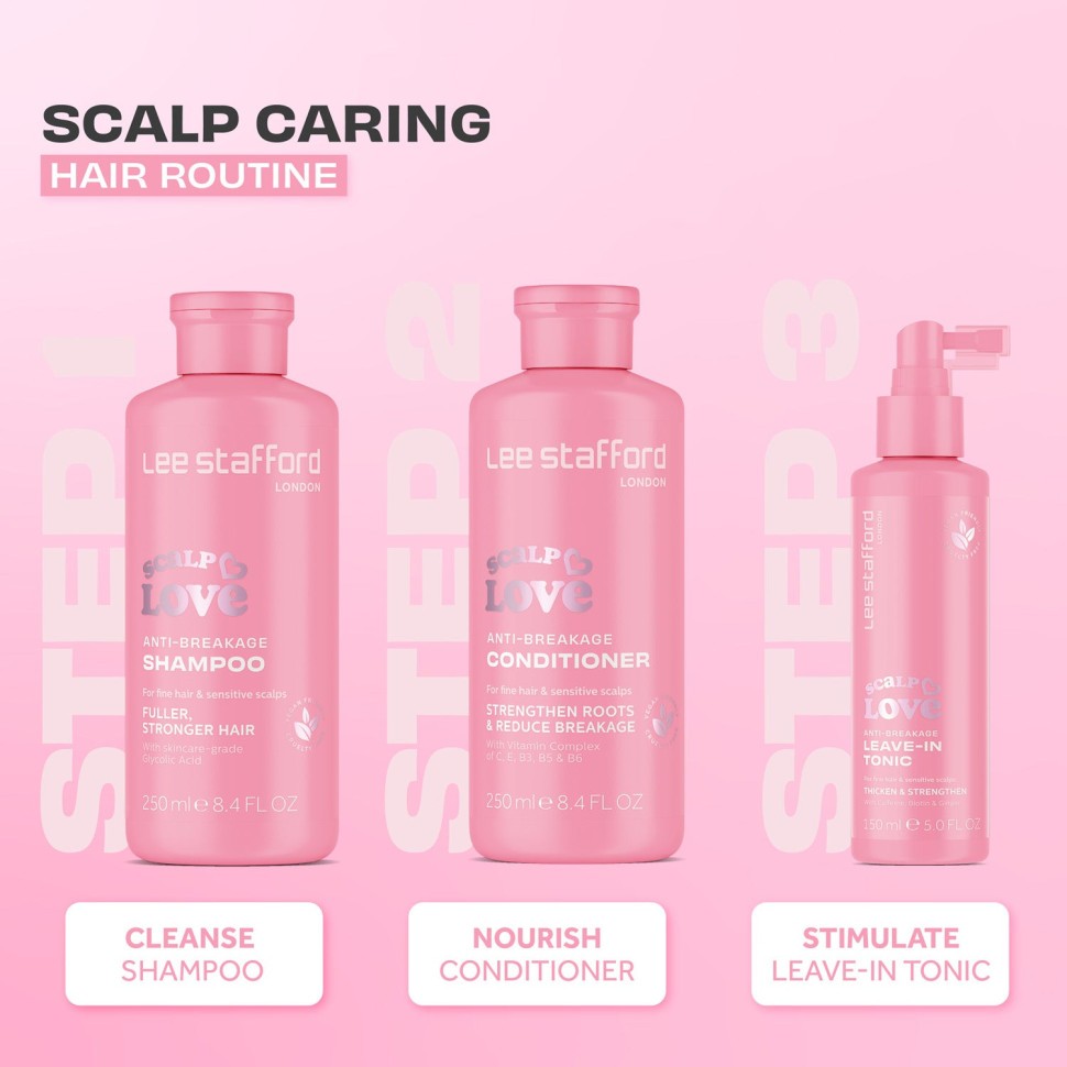 Кондиционер для чувствительной кожи головы и ослабленных волос Lee Stafford Scalp Love Anti-Breakage