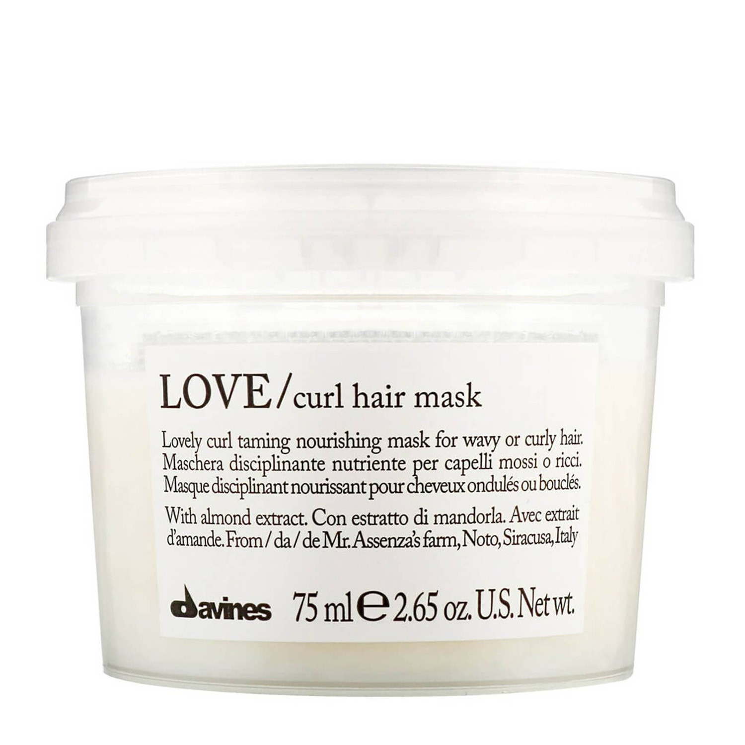 Поживна маска для створення завитка Davines Love Curl Hair Mask