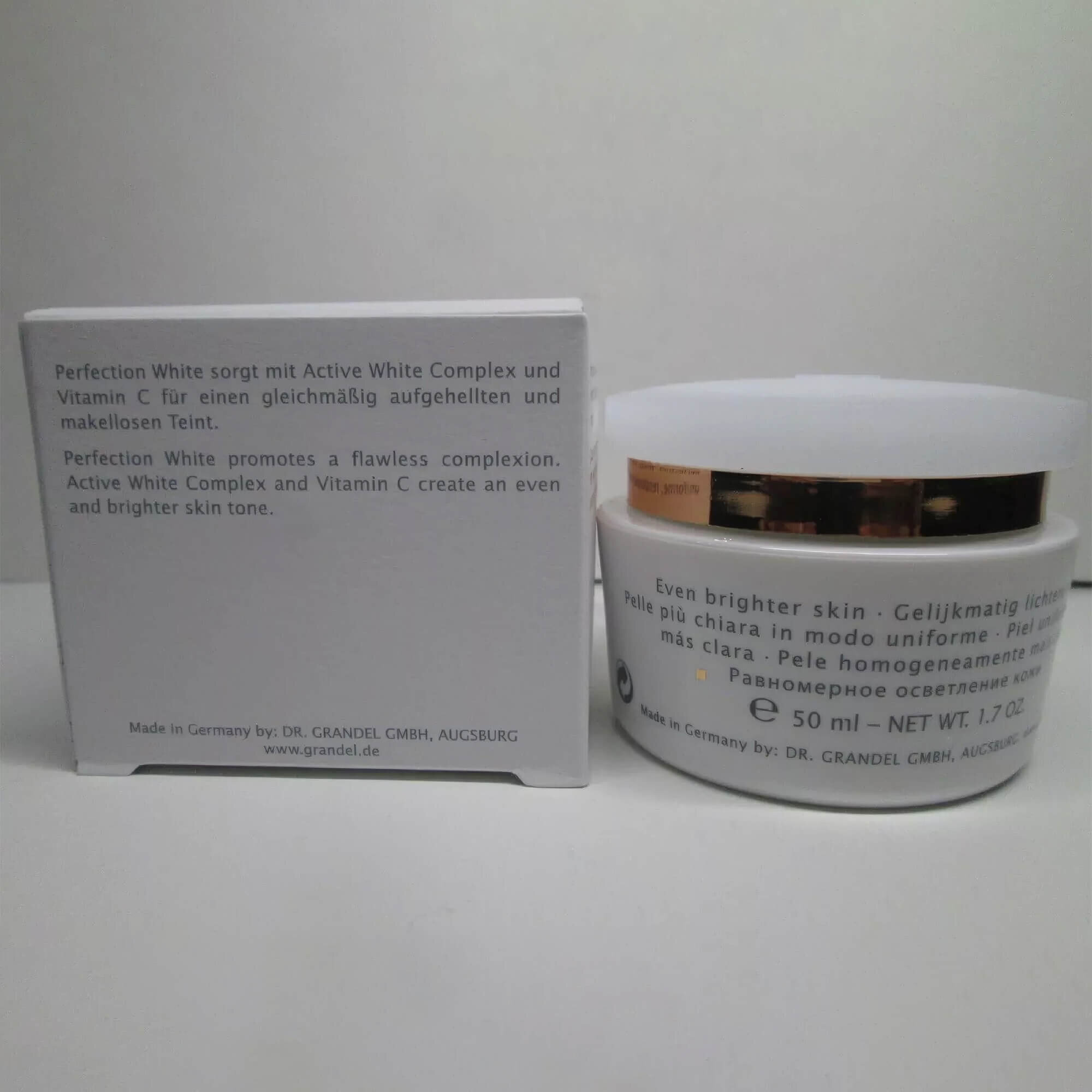 Ефективний відбілюючий крем Dr.Grandel Perfection White