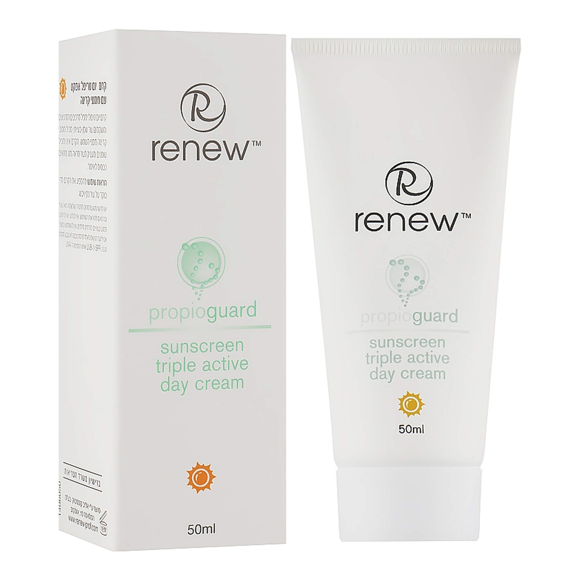 Денний зволожувальний крем потрійної дії для проблемної шкіри Renew Triple Active Day Cream