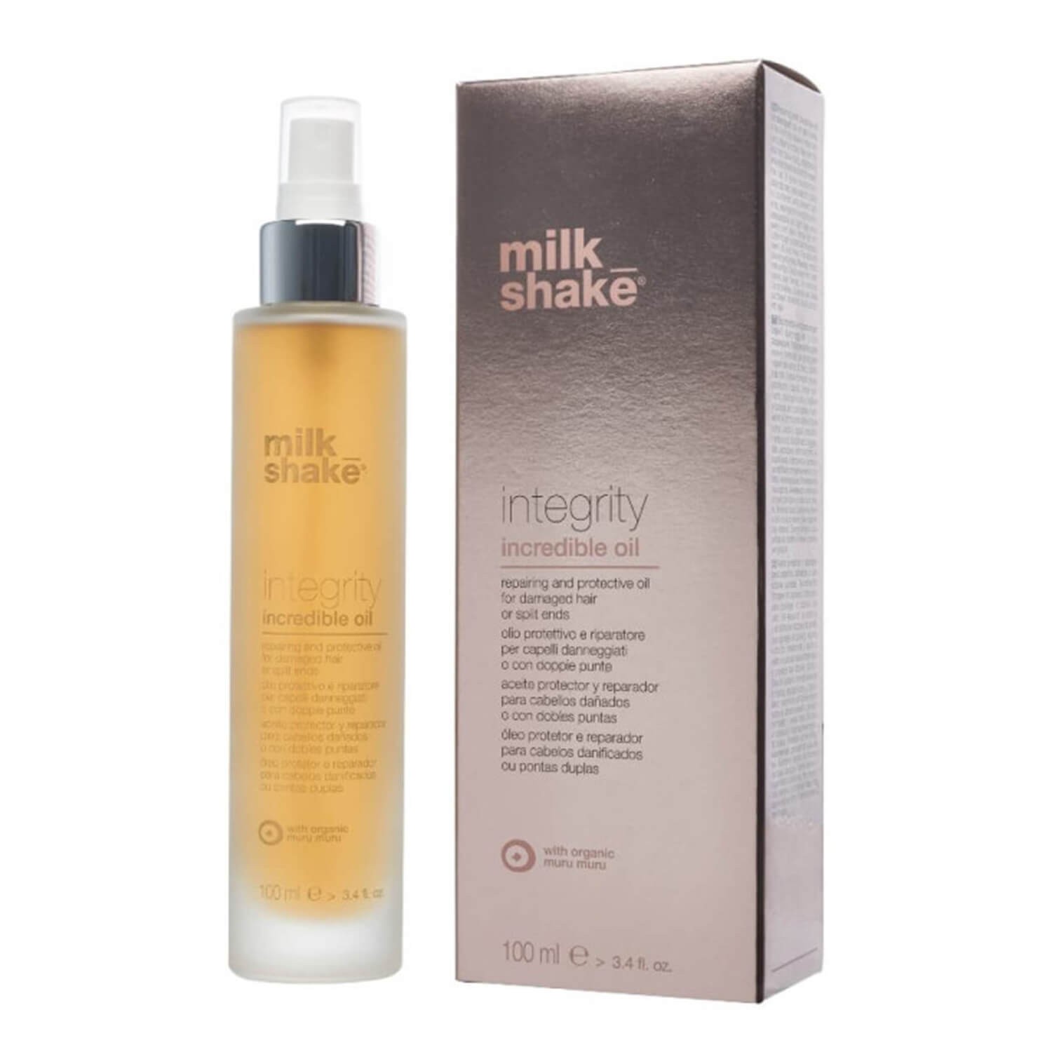 Масло для восстановления поврежденных и секущихся волос Milk Shake Integrity Incredible Oil
