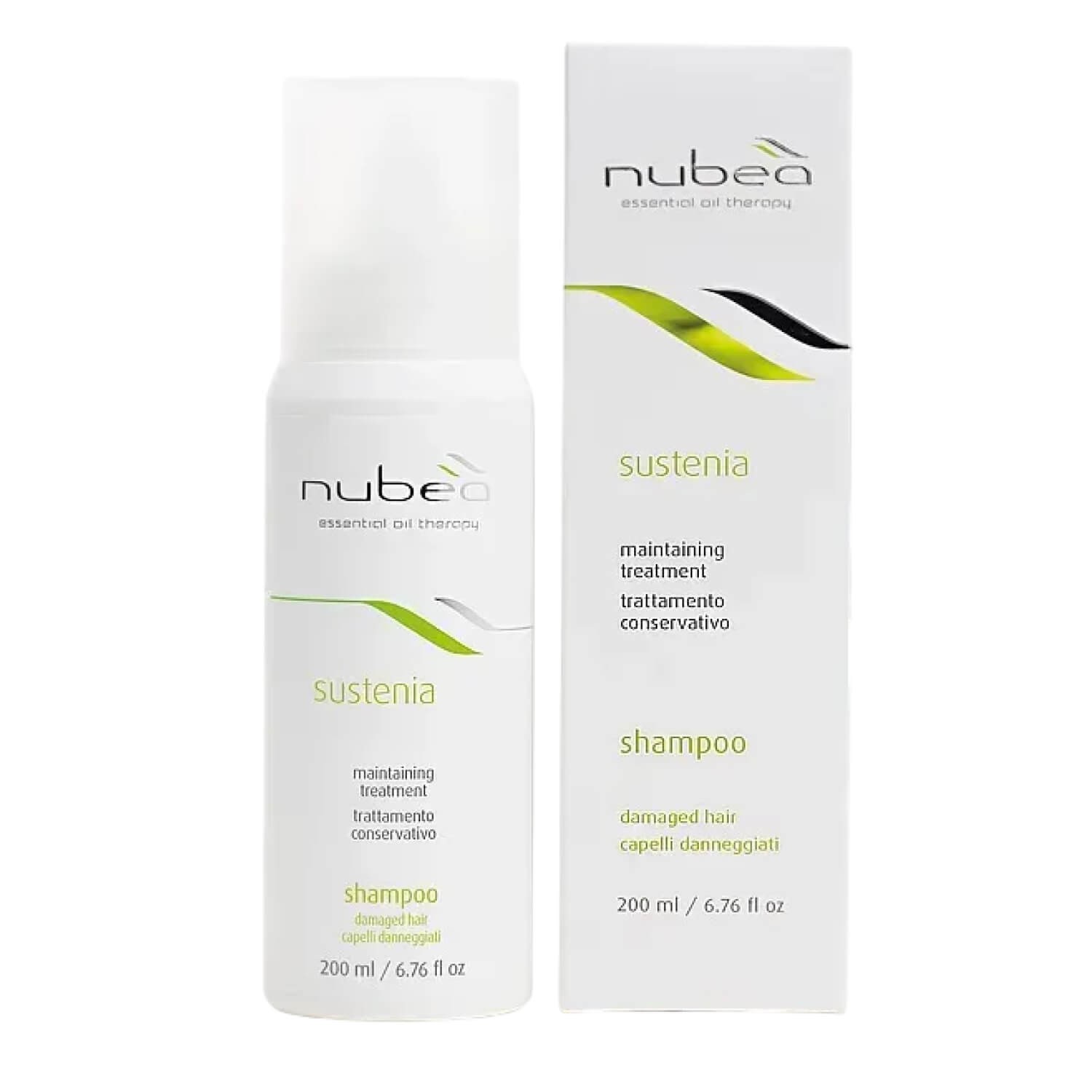 Шампунь для поврежденных волос Nubea Sustenia Damaged Hair Shampoo