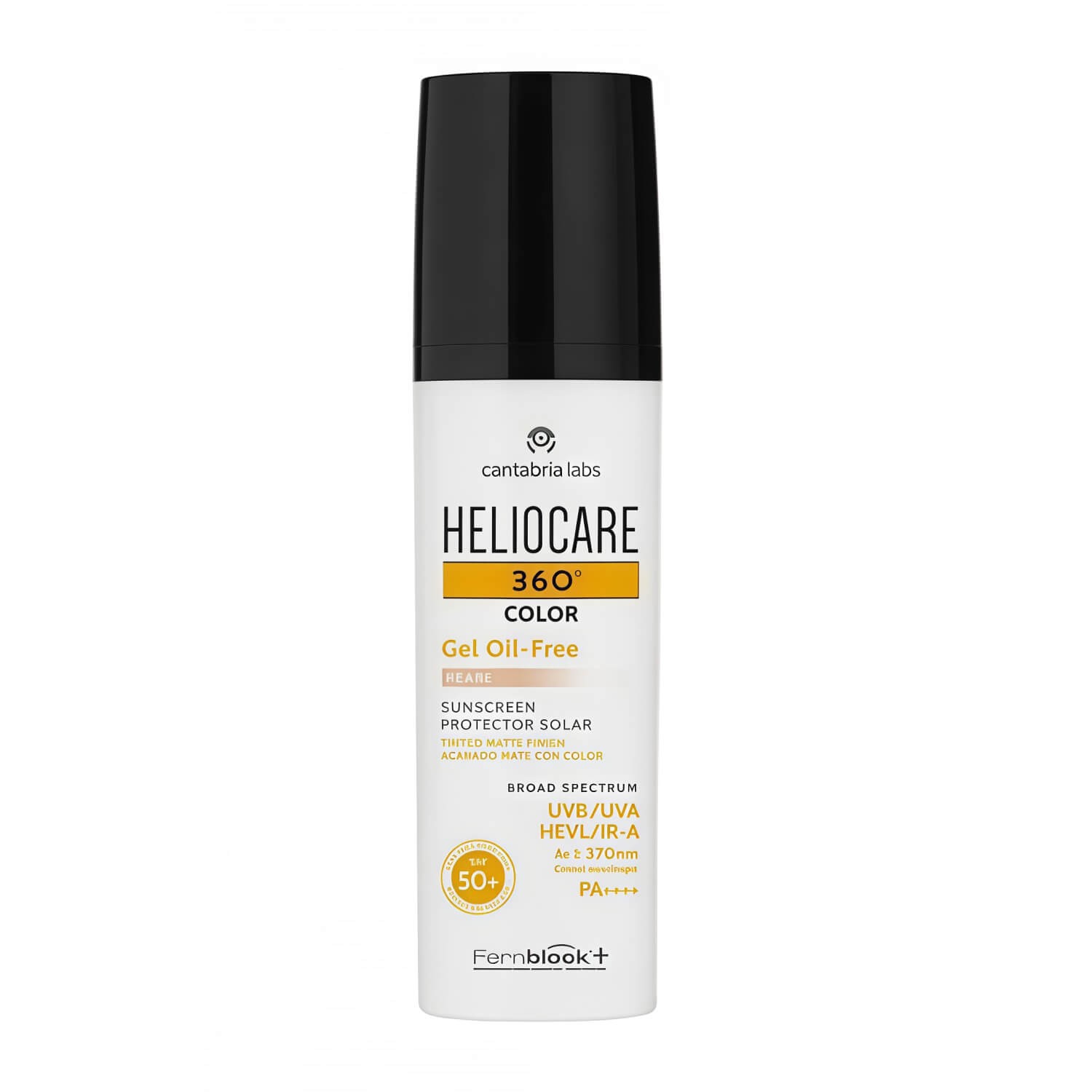Cantabria Labs Тональний сонцезахисний гель з SPF 50+ 