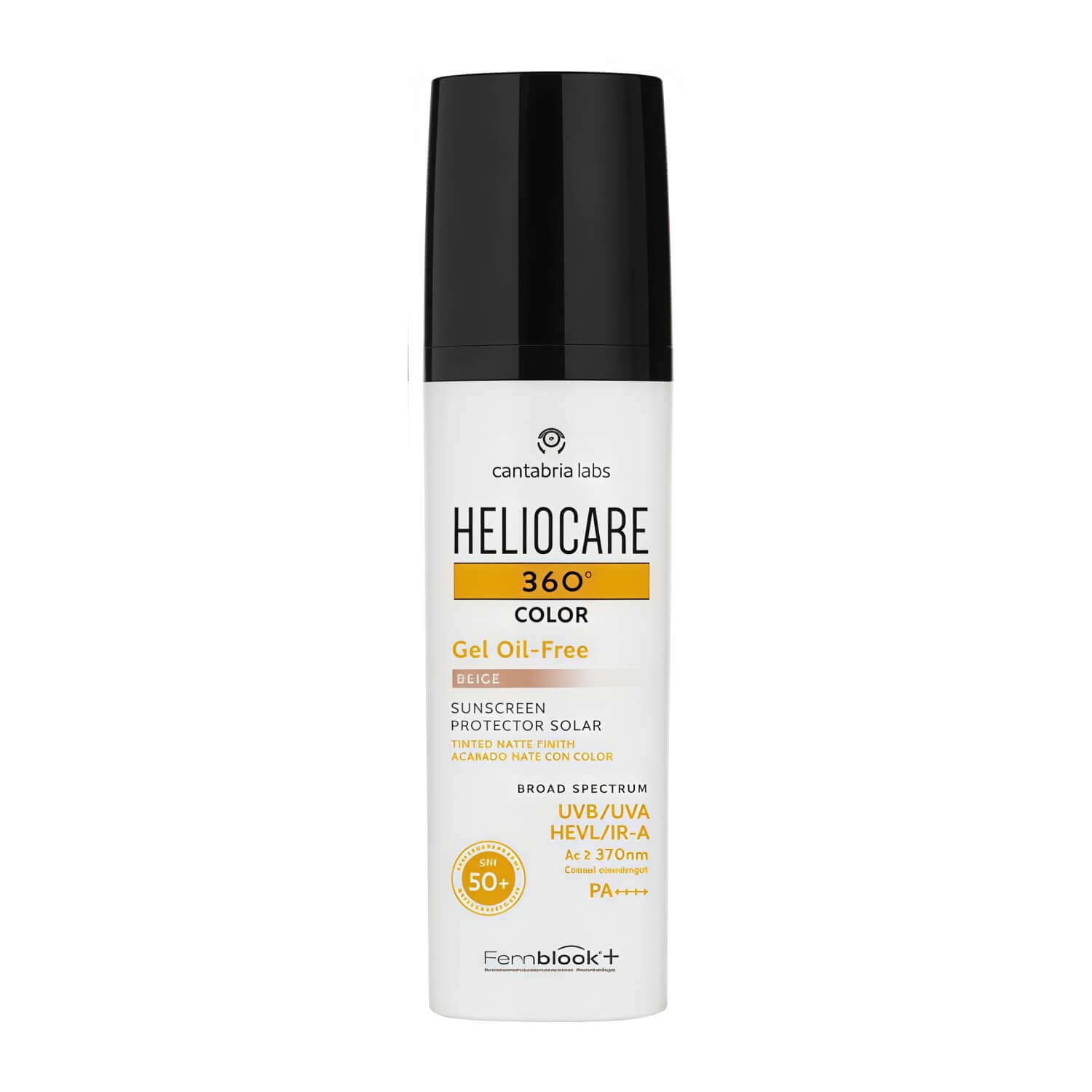 Тональний сонцезахисний гель з SPF 50+  Cantabria Labs Heliocare 360 ​​Color Gel Oil-Free Sunscreen SPF 50+ Pearl