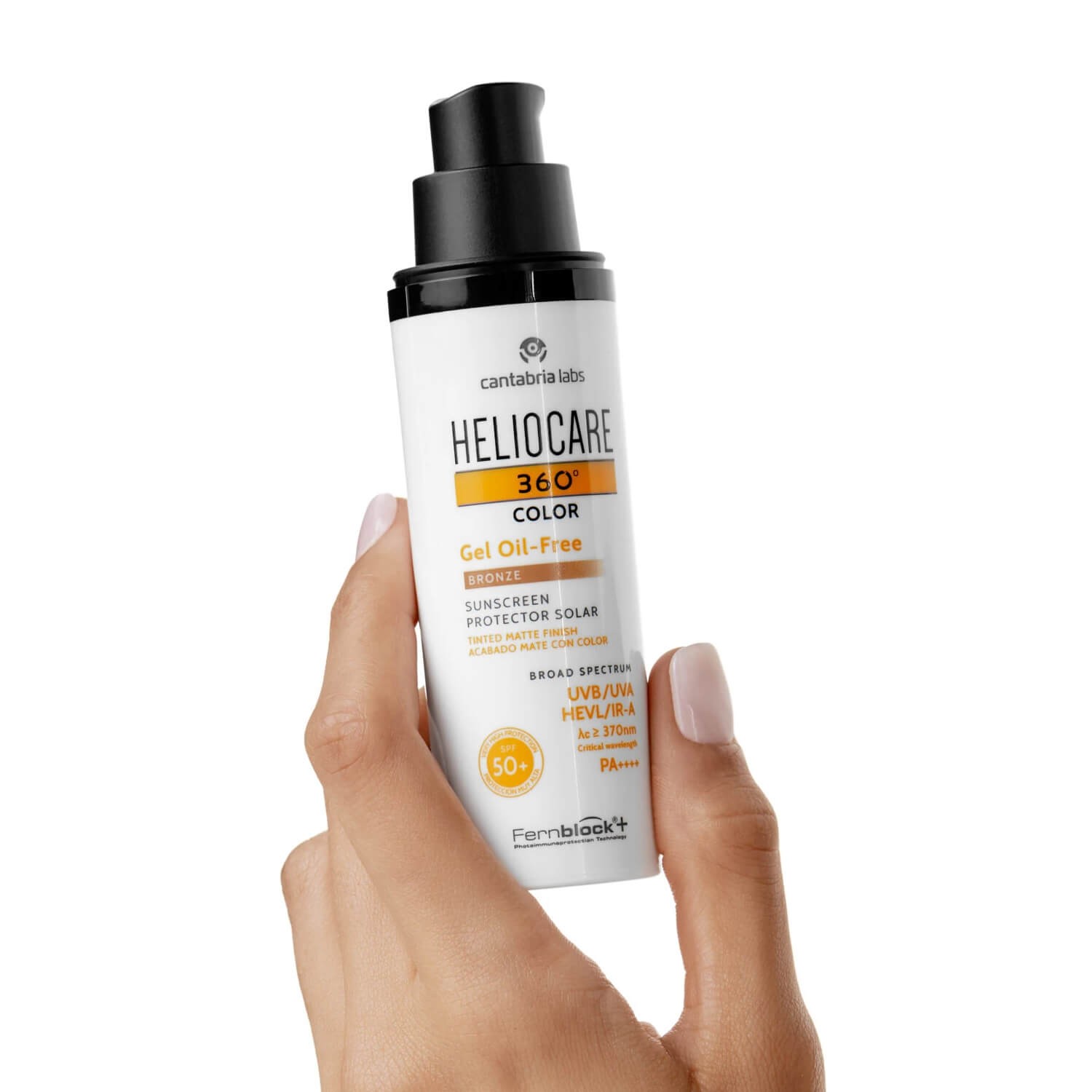 Тональний сонцезахисний гель з SPF 50+  Cantabria Labs Heliocare 360 ​​Color Gel Oil-Free Sunscreen SPF 50+ Pearl