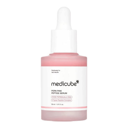 Восстановительная сыворотка с полинуклеотидами и пептидами Medicube PDRN Pink Peptide Serum