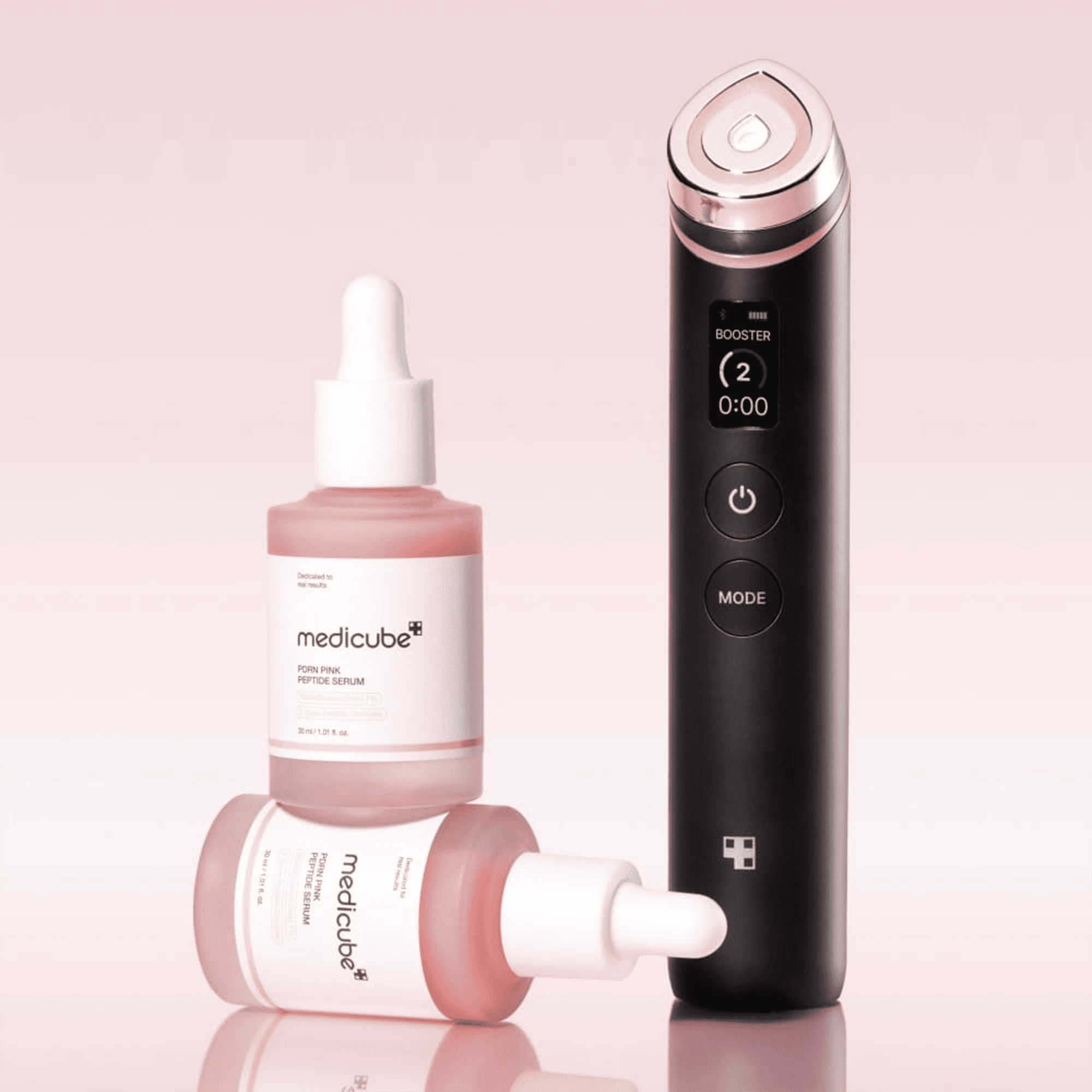 Восстановительная сыворотка с полинуклеотидами и пептидами Medicube PDRN Pink Peptide Serum