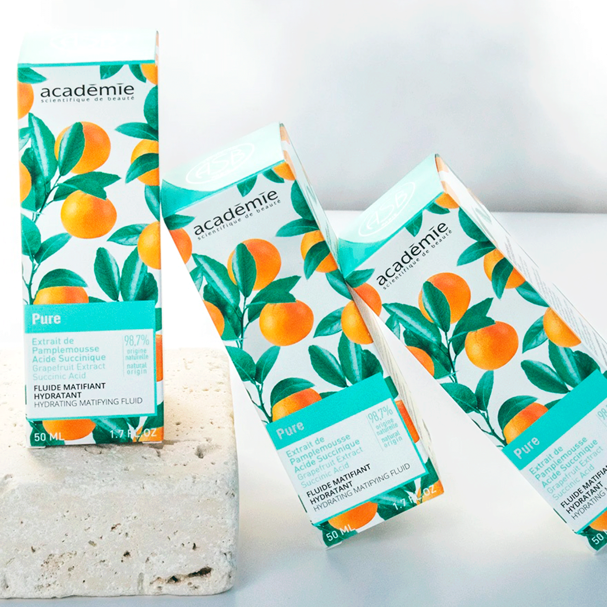 Зволожувальний матувальний флюїд Academie Hydrating Matifying Fluid